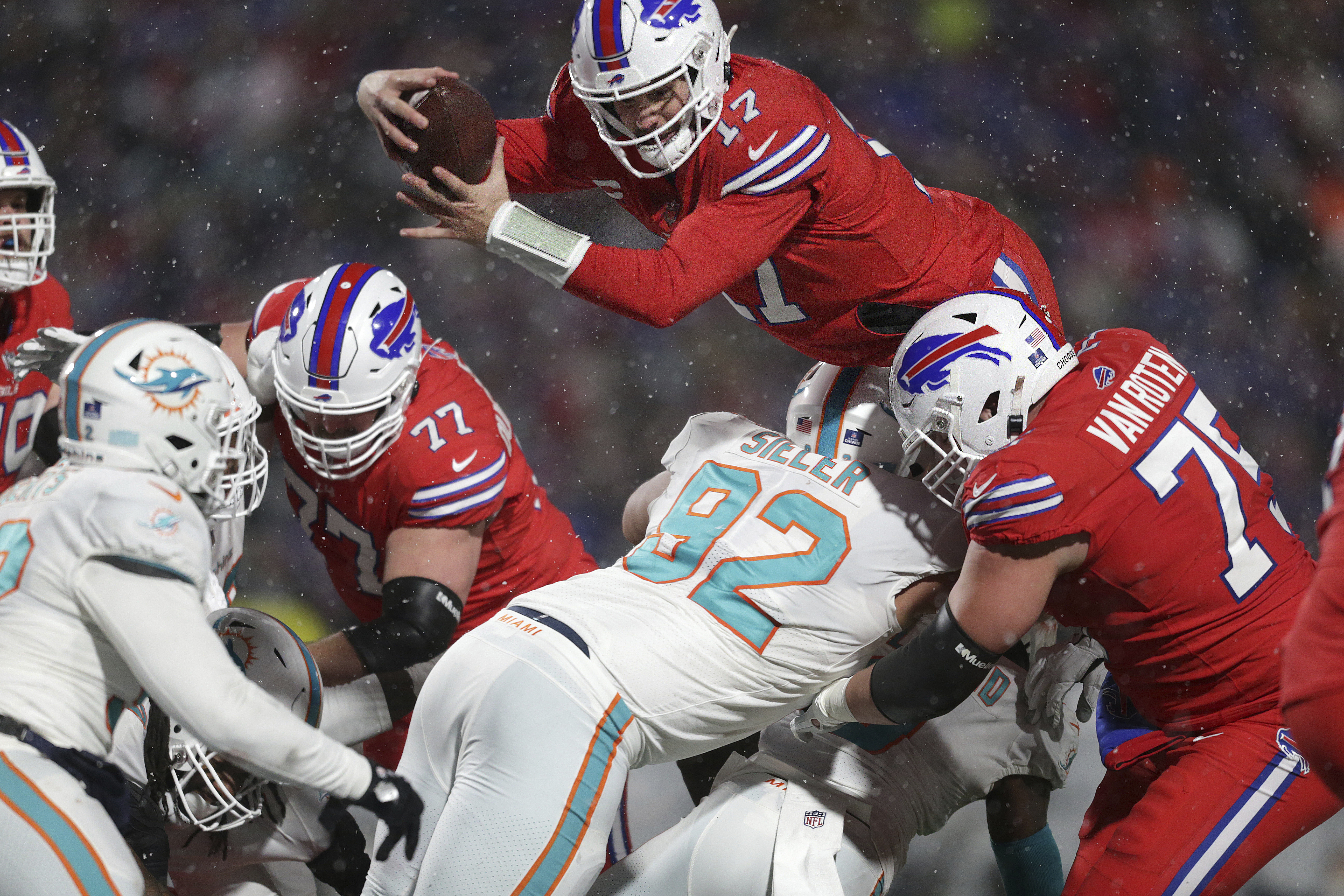 How do Josh Allen and the Bills perform in the cold? - The Boston