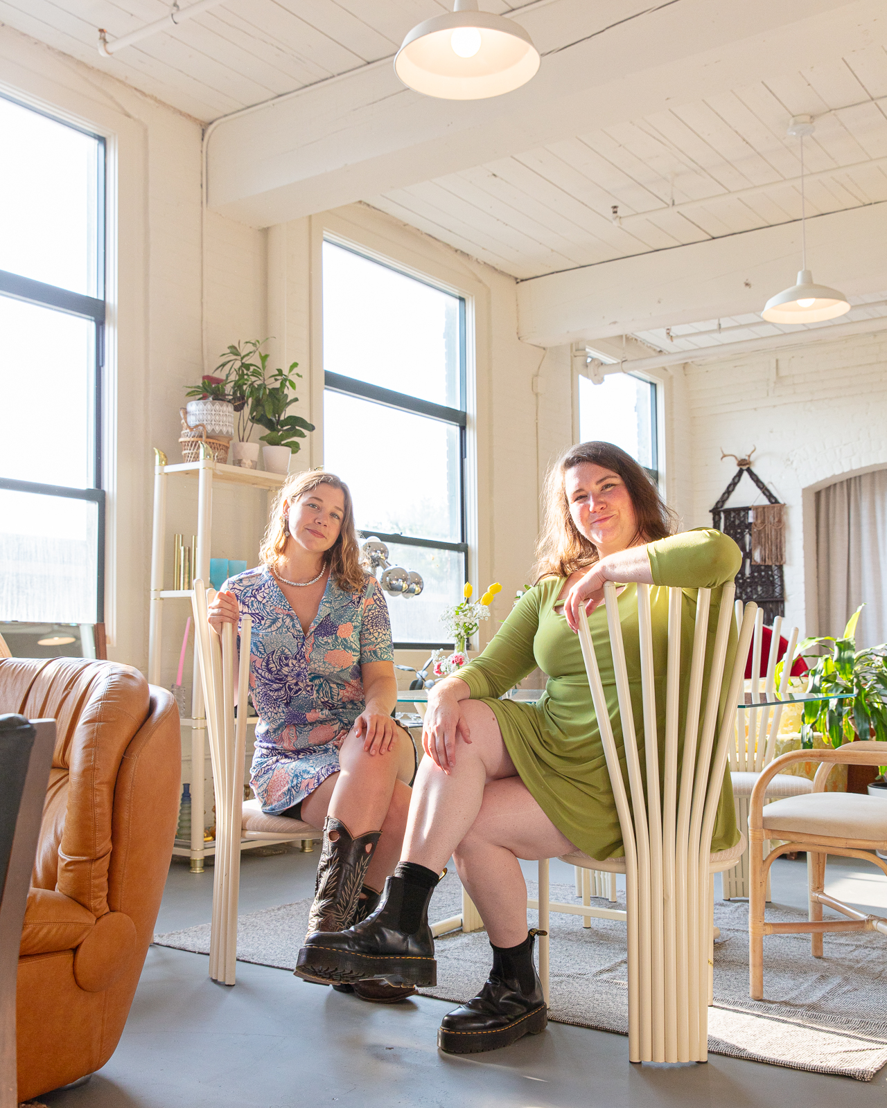 Co-founders of The Nest, in Providence, Charlotte von Meister and Danielle Sturm.