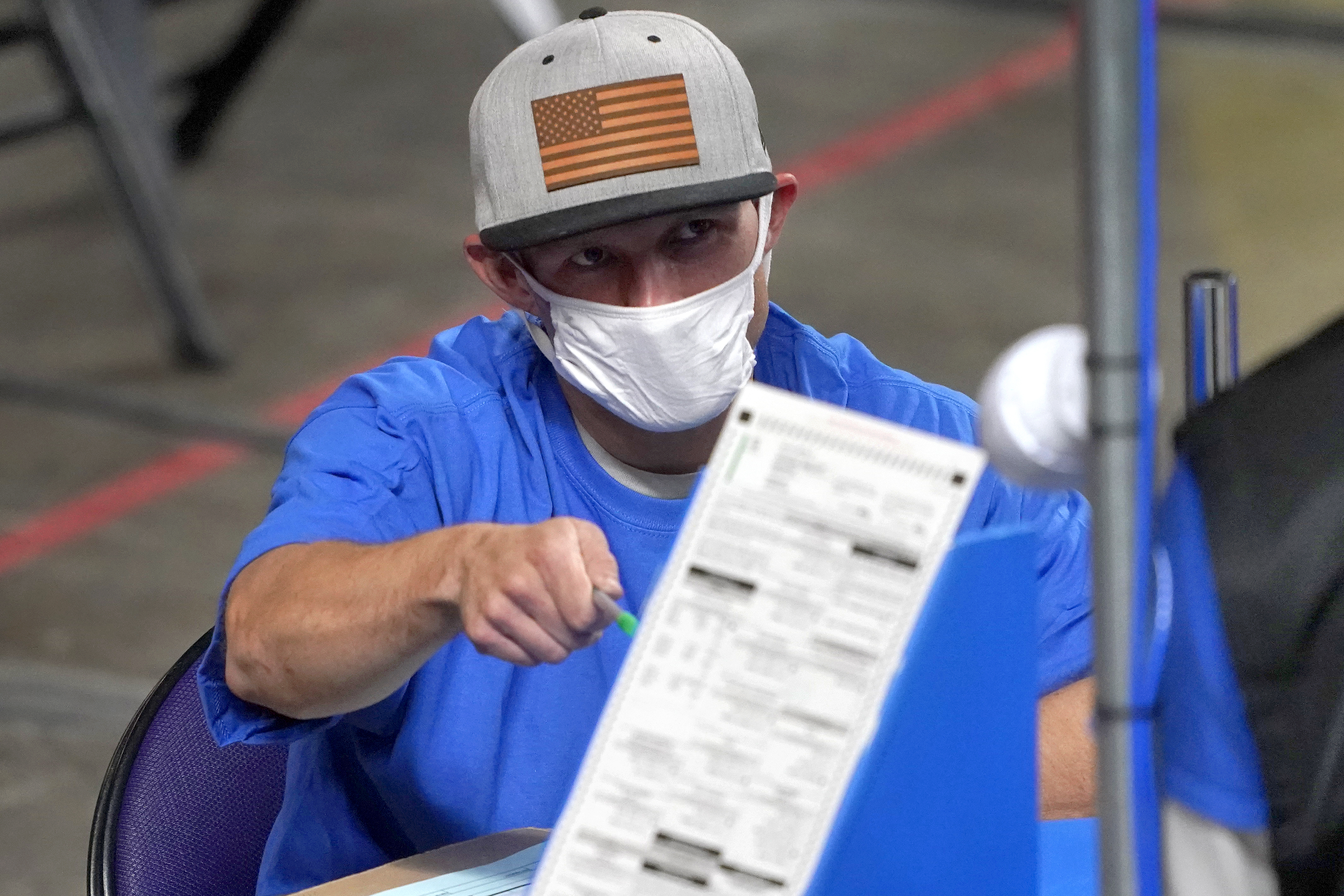 Maricopa County ballots cast in the 2020 general election were examined and recounted by a contractor working for Cyber Ninjas in Phoenix.