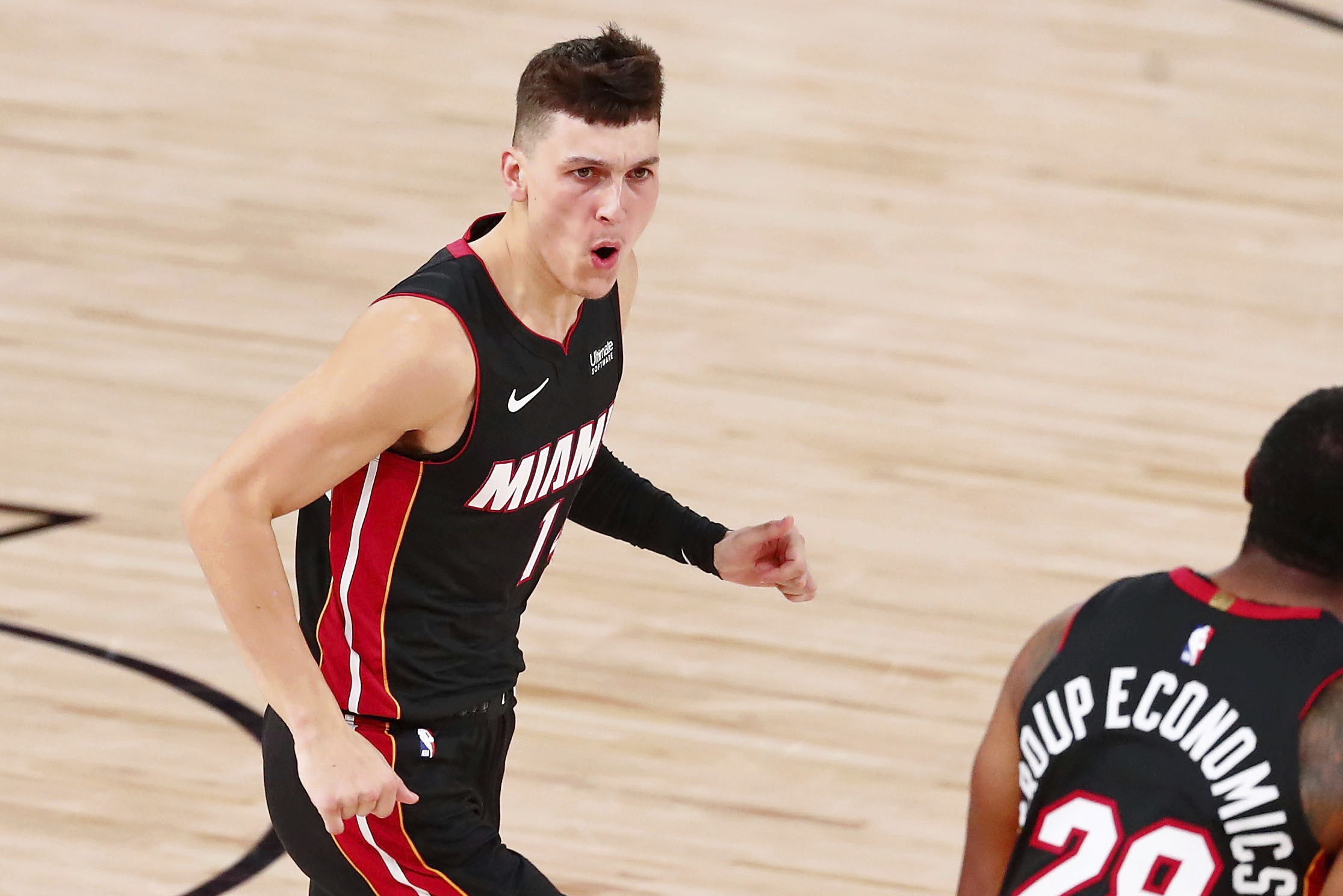 Tyler Herro and the Heat are set to square off against the Celtics.
