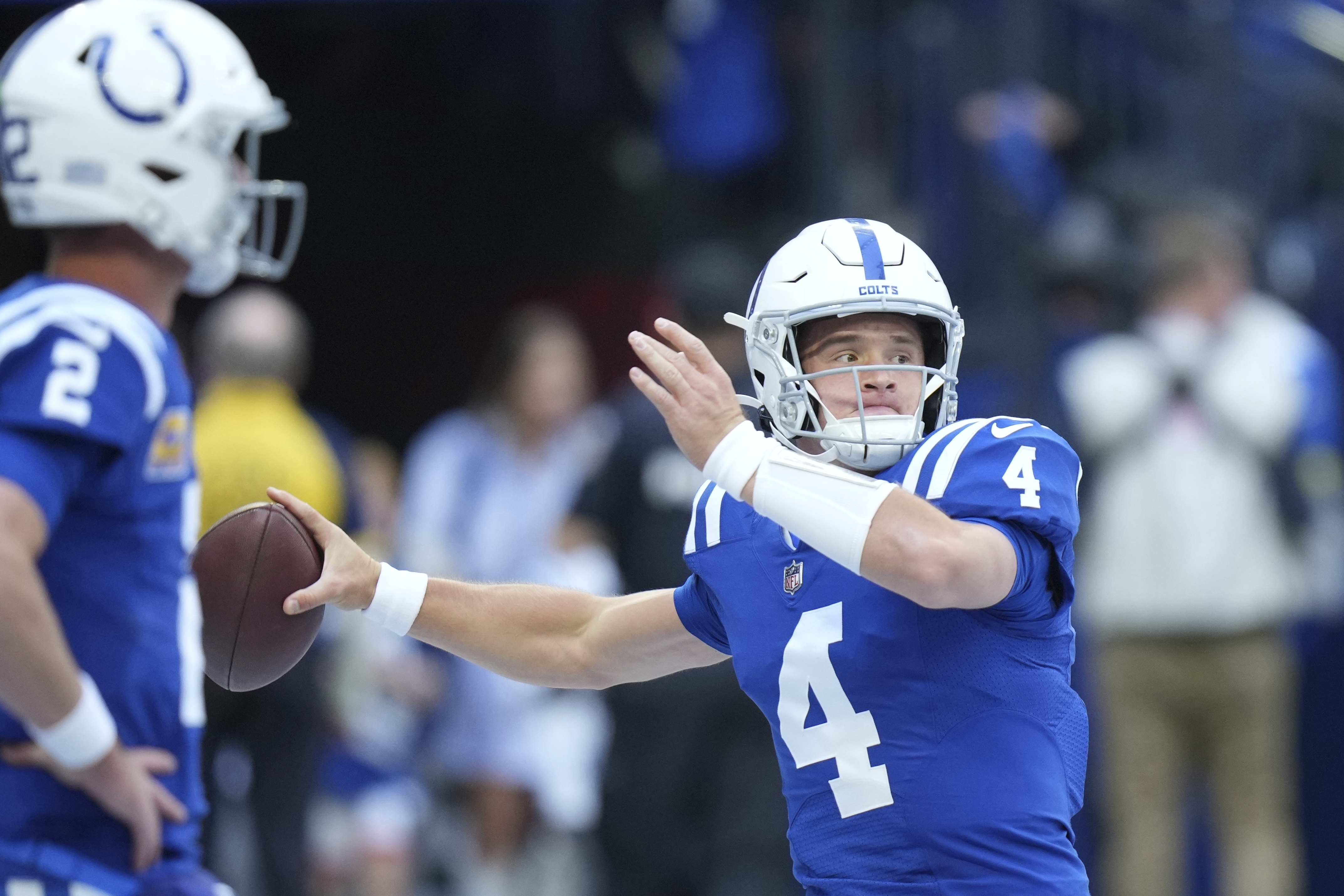 Colts' Sam Ehlinger embracing challenge for first career win