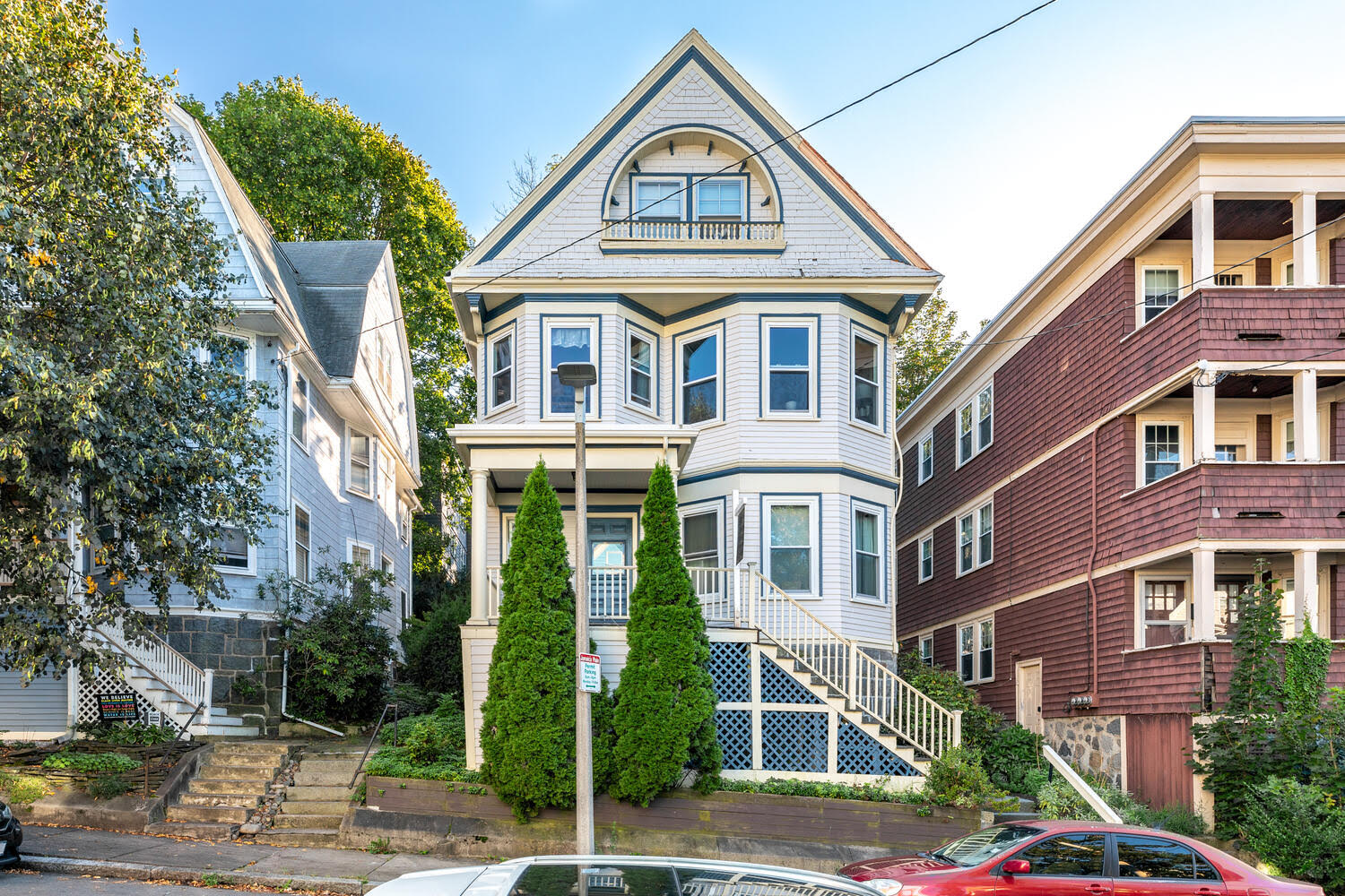 The exterior of 67 Weld Hill Street #2, Jamaica Plain.
