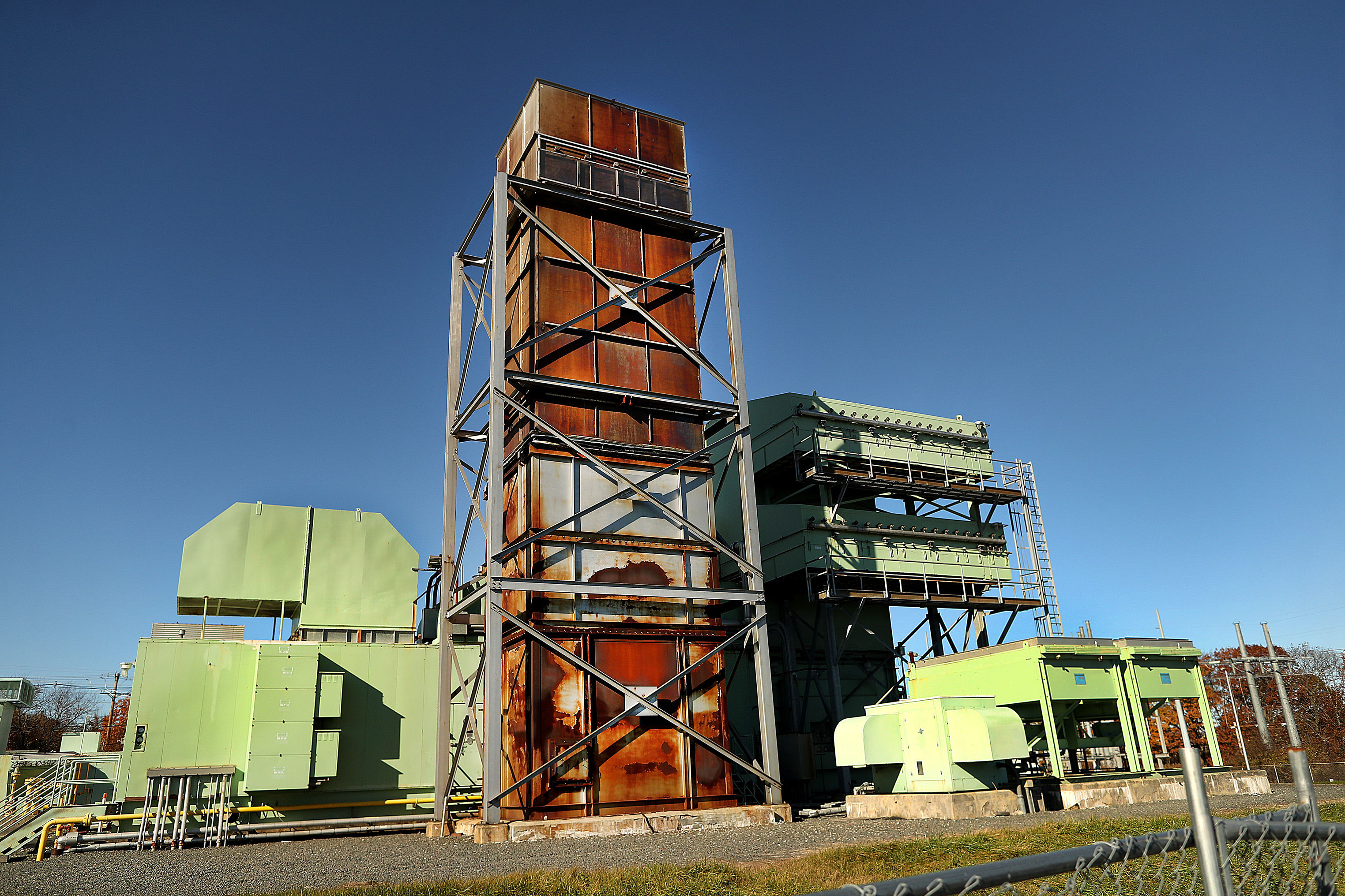 The proposed location for the "peaker" is off Pulaski Street next to this current power plant.