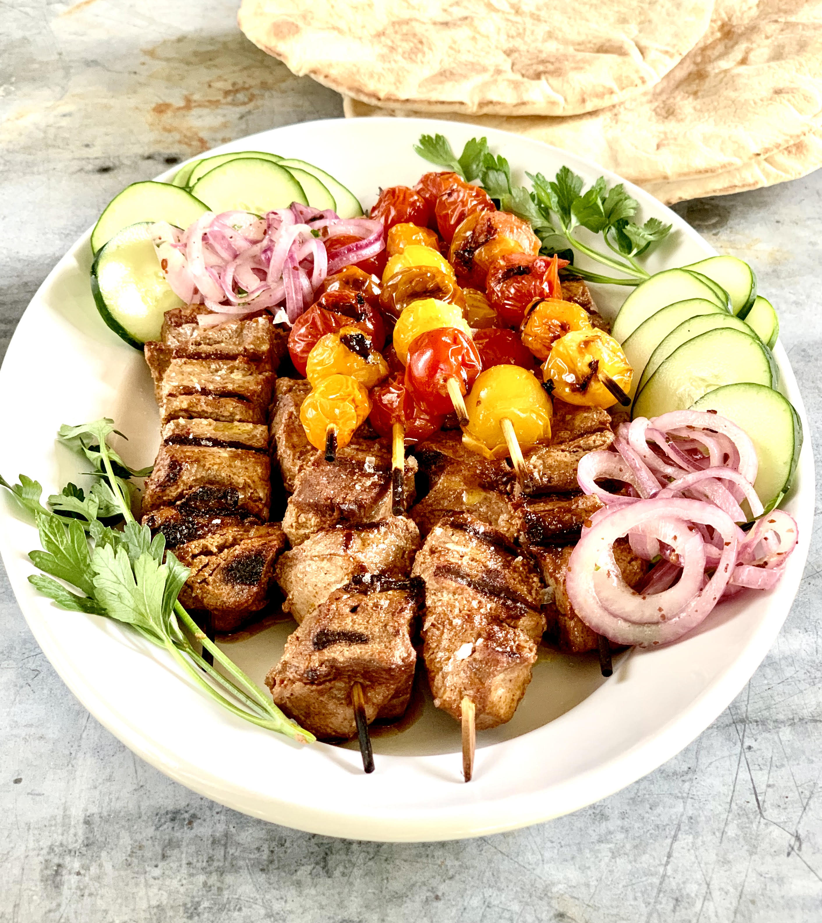 Recipe Turkish Beef Kebabs are a good project for the whole family to