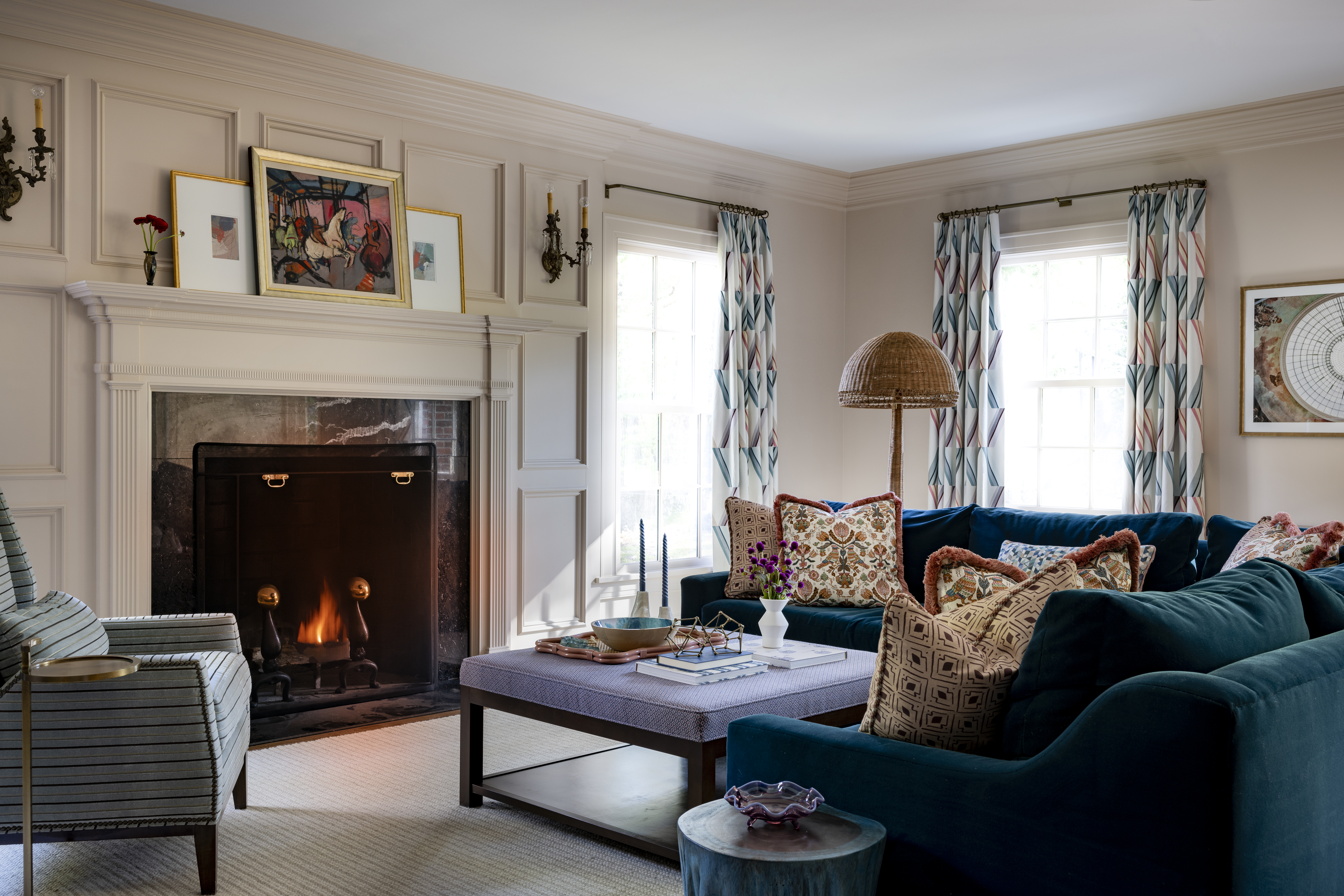 Home design ideas: Family room design includes place for toys