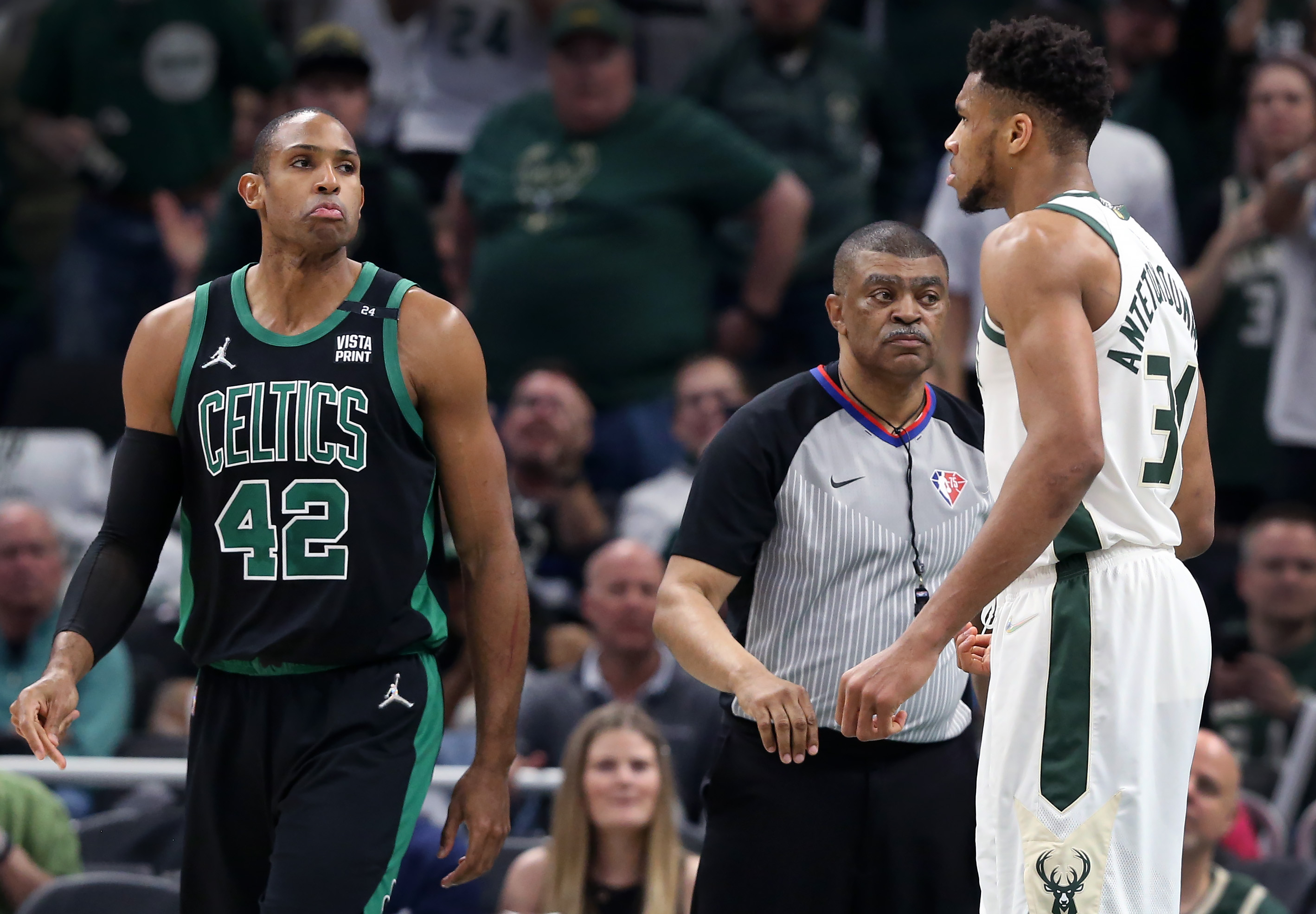 Celtics return to dominance on offense, hold Giannis Antetokounmpo