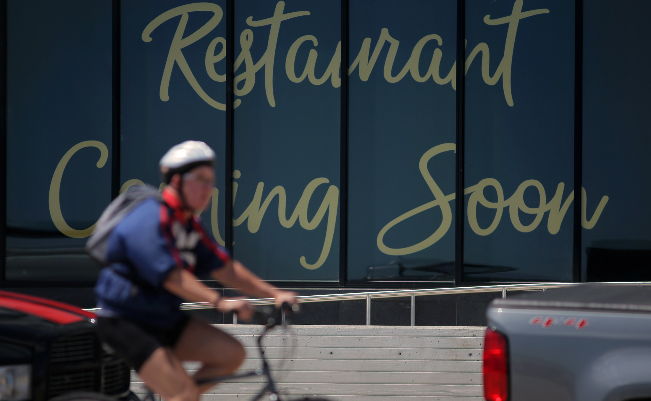 Still under construction, the new restaurant Cut 21 will offer views of Revere Beach, which is directly across the street.