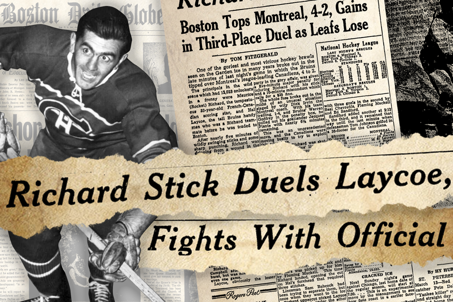 Maurice "Rocket" Richard and his fight with Hal Laycoe is at the top of Kevin Paul Dupont's list of moments he wishes he could have seen live.