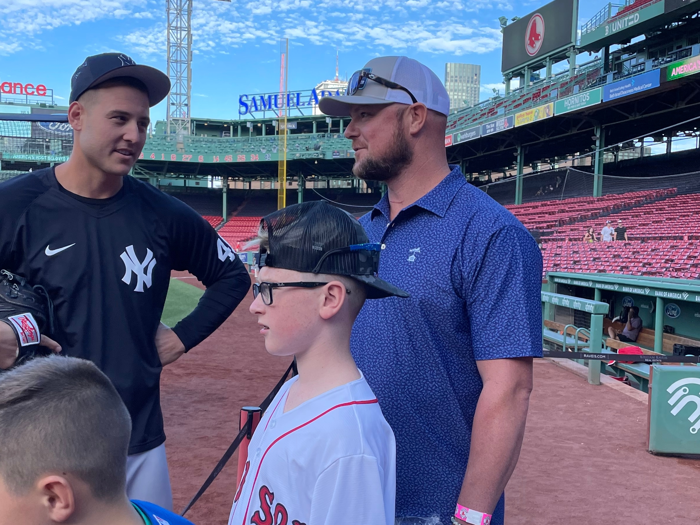 Former Red Sox pitcher Jon Lester pops up at Fenway to catch up