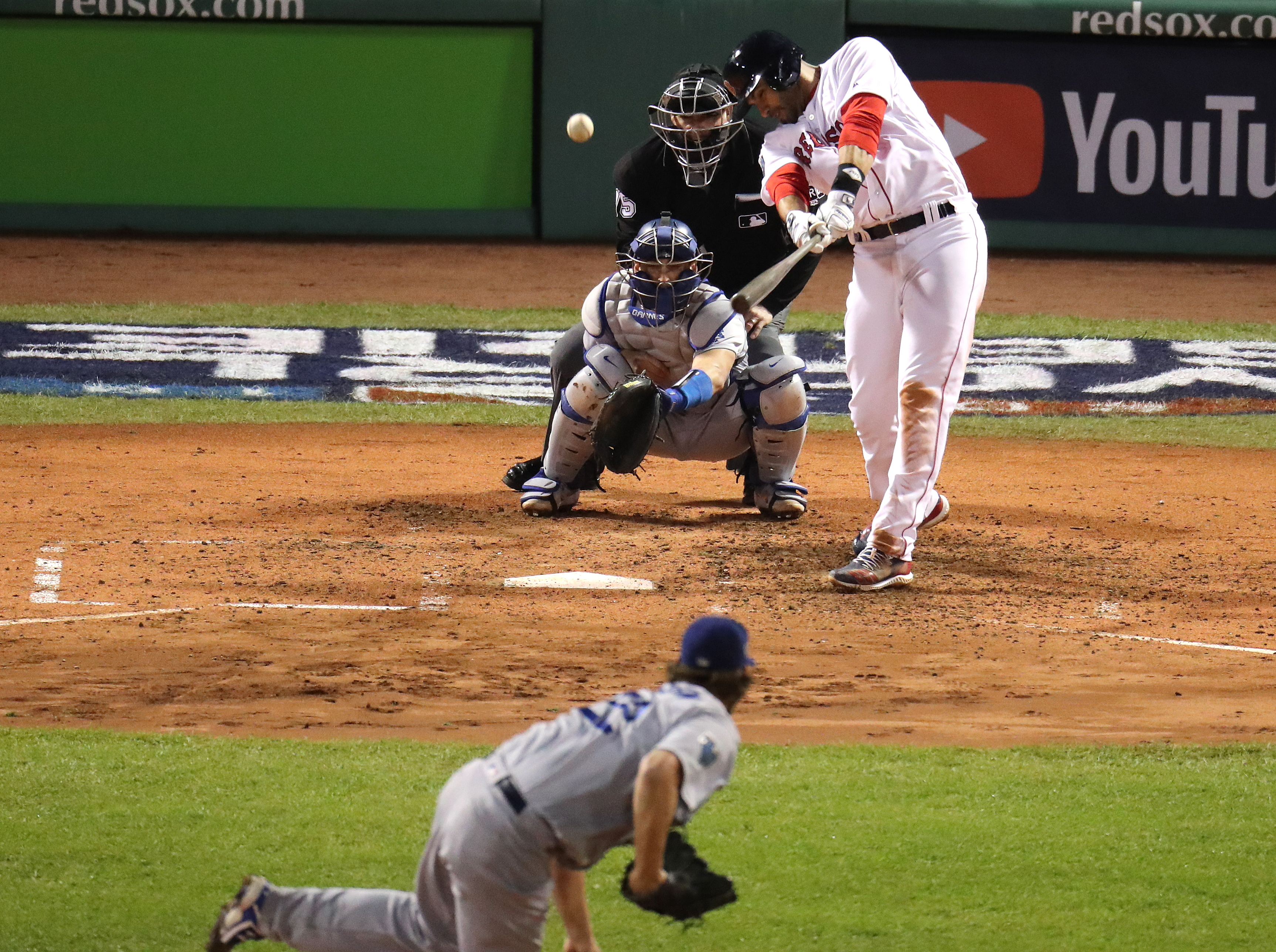 In 2018, his first year in Boston, Martinez hit 43 home runs, knocked in 130 runs, and was fourth in AL MVP voting.