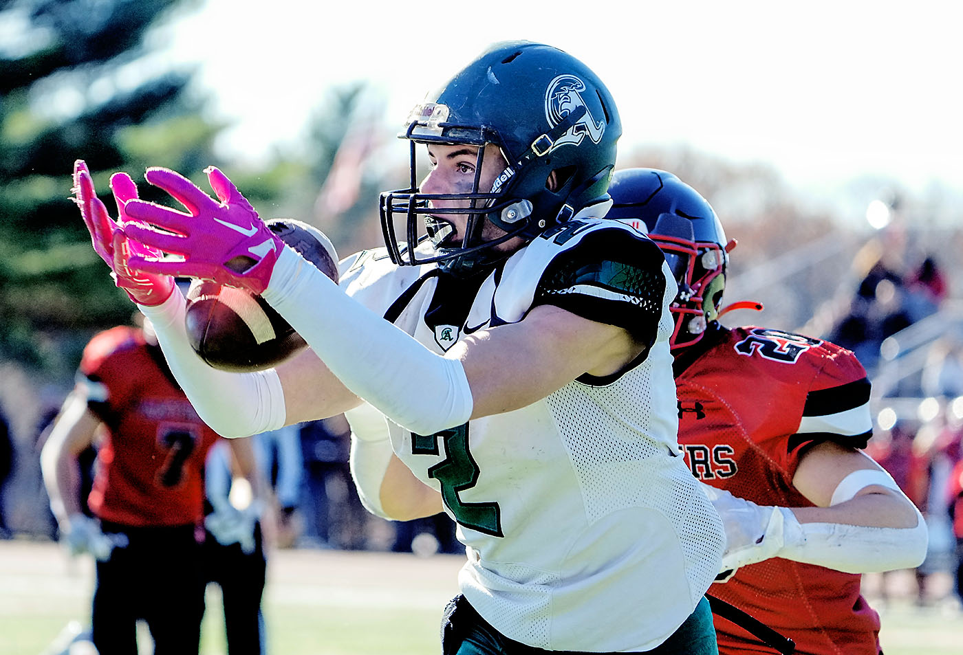 Massachusetts high school football Thanksgiving game results and