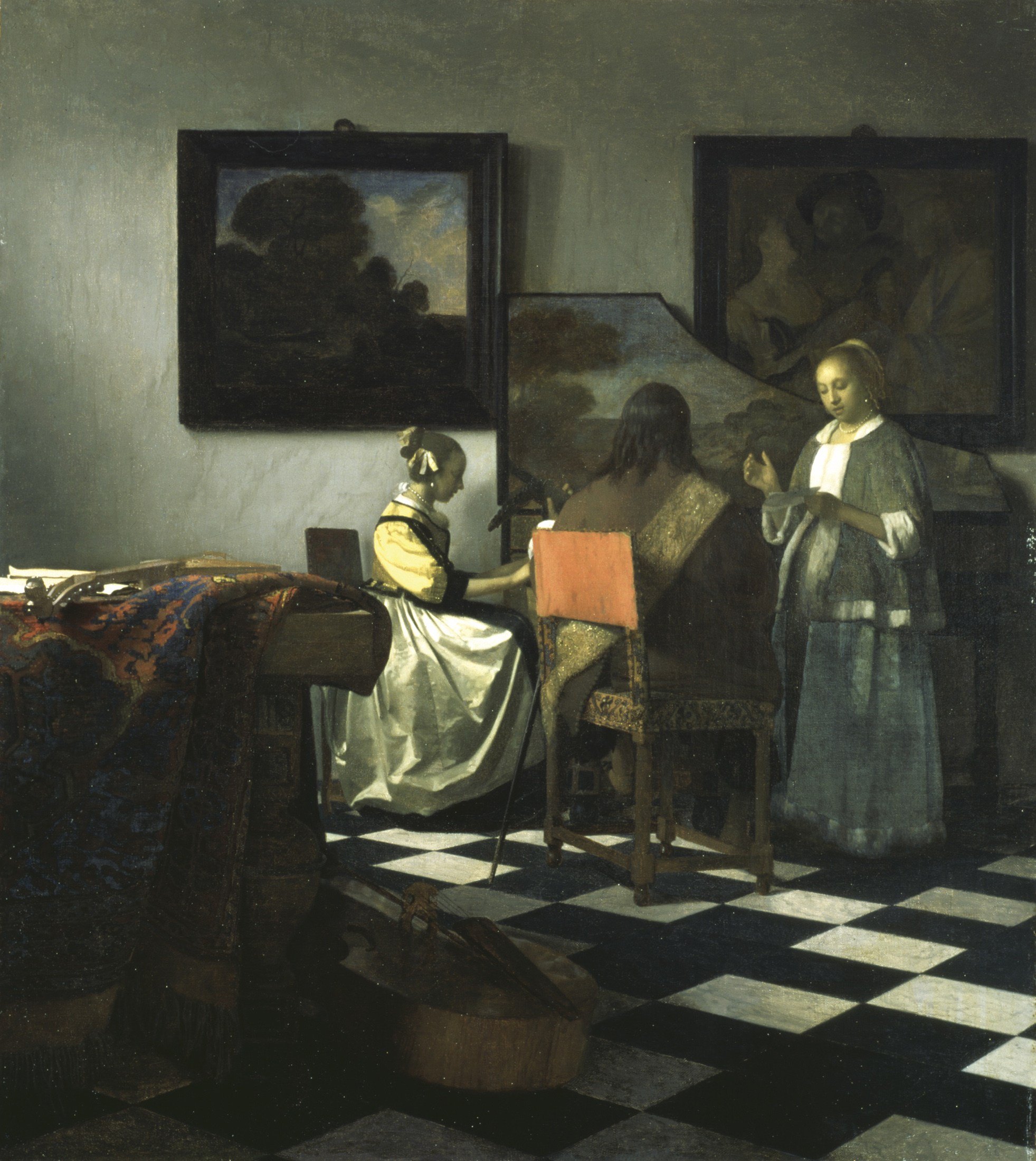 Johannes Vermeer's "The Concert," one of the artworks stolen from the Isabella Stewart Gardner Museum in 1990.