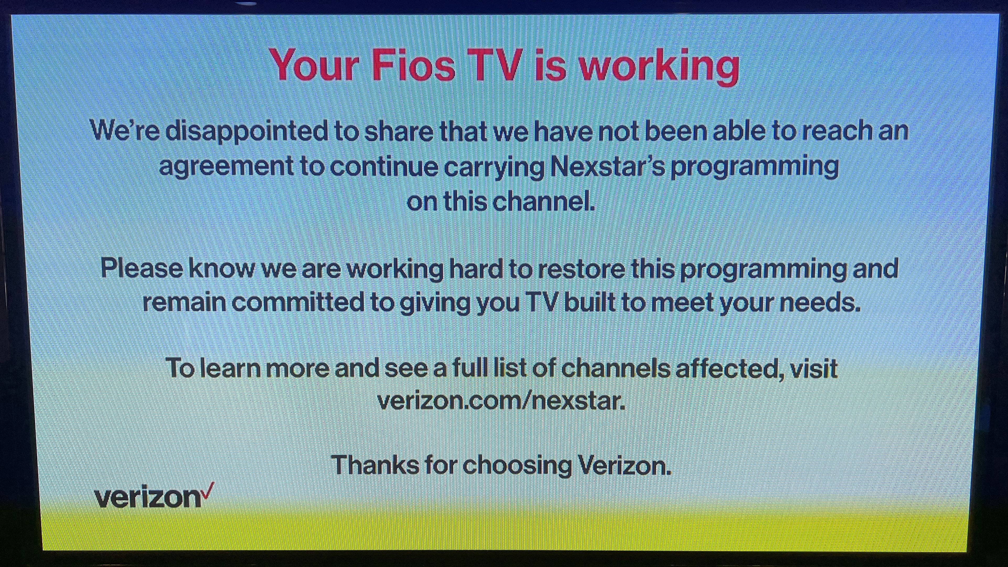 Verizon-Nexstar blackout ends, restoring Channel 12 to Fios customers in R.I.