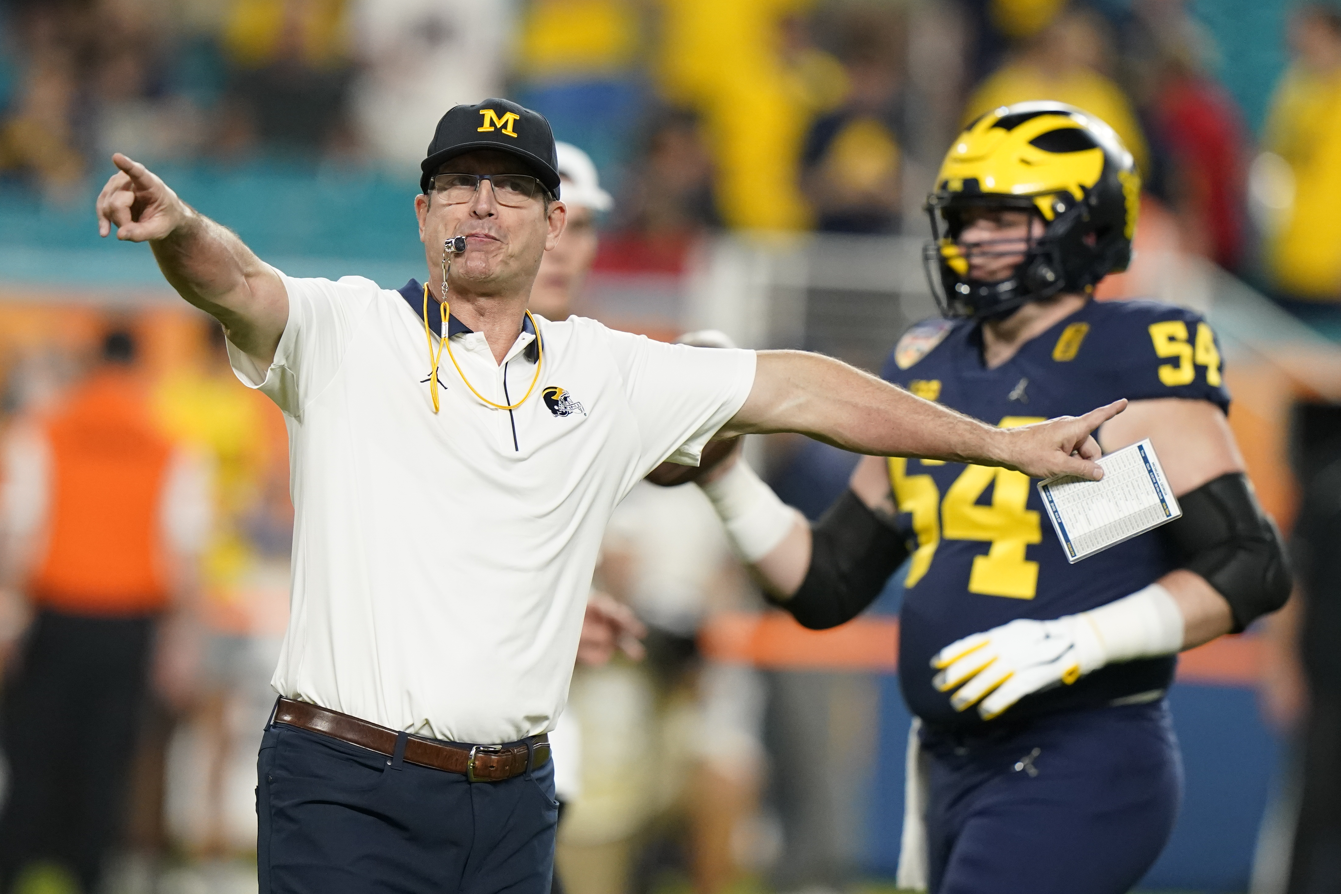 Michigan football's Jim Harbaugh to interview with Vikings