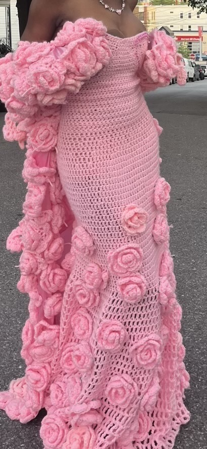 crochet prom dress pattern Crochet Maxi Dress Pattern for a Wedding