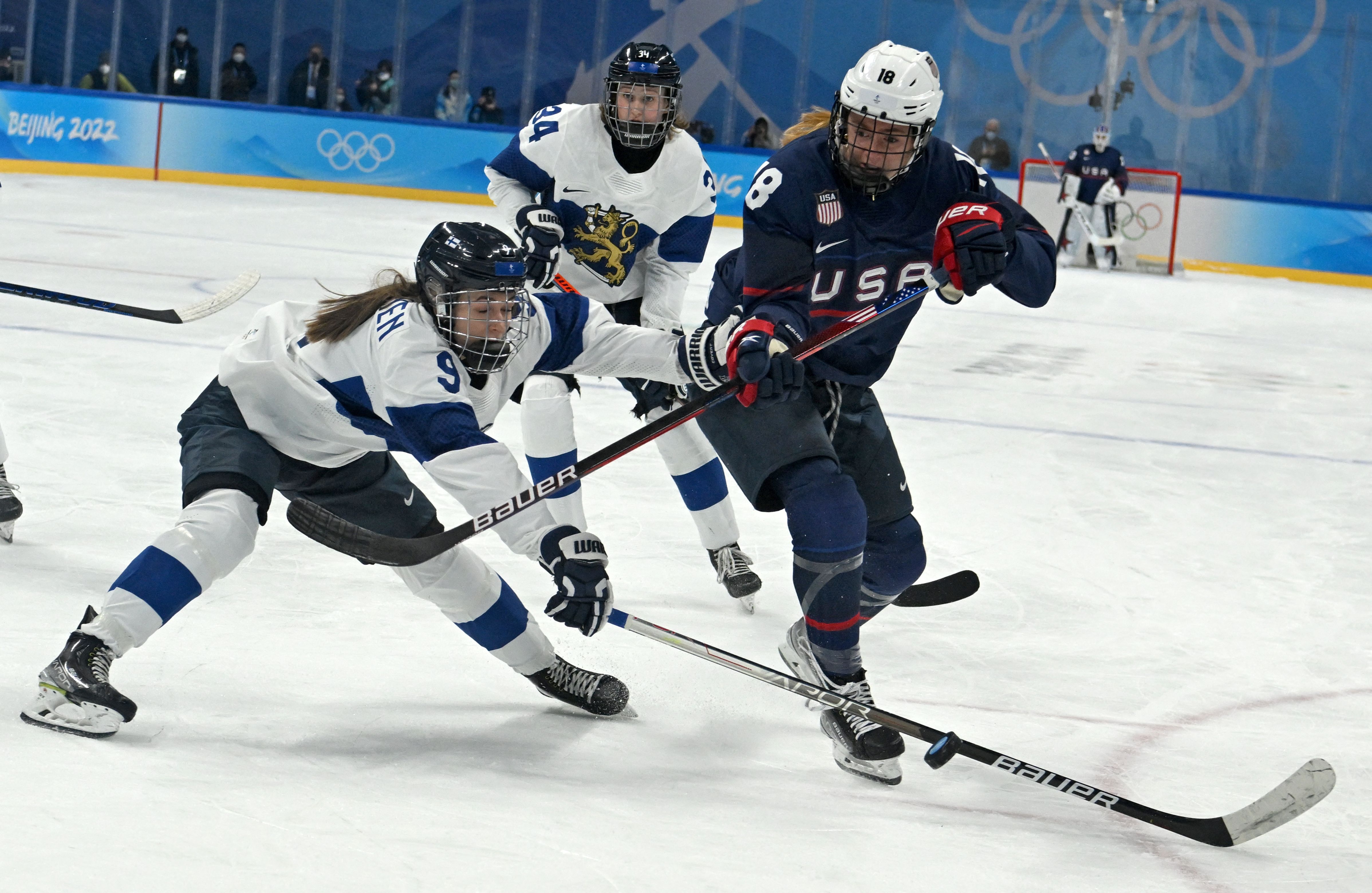 BRPROUD  BLOG: USA defeats Finland 4-1 in women's ice hockey
