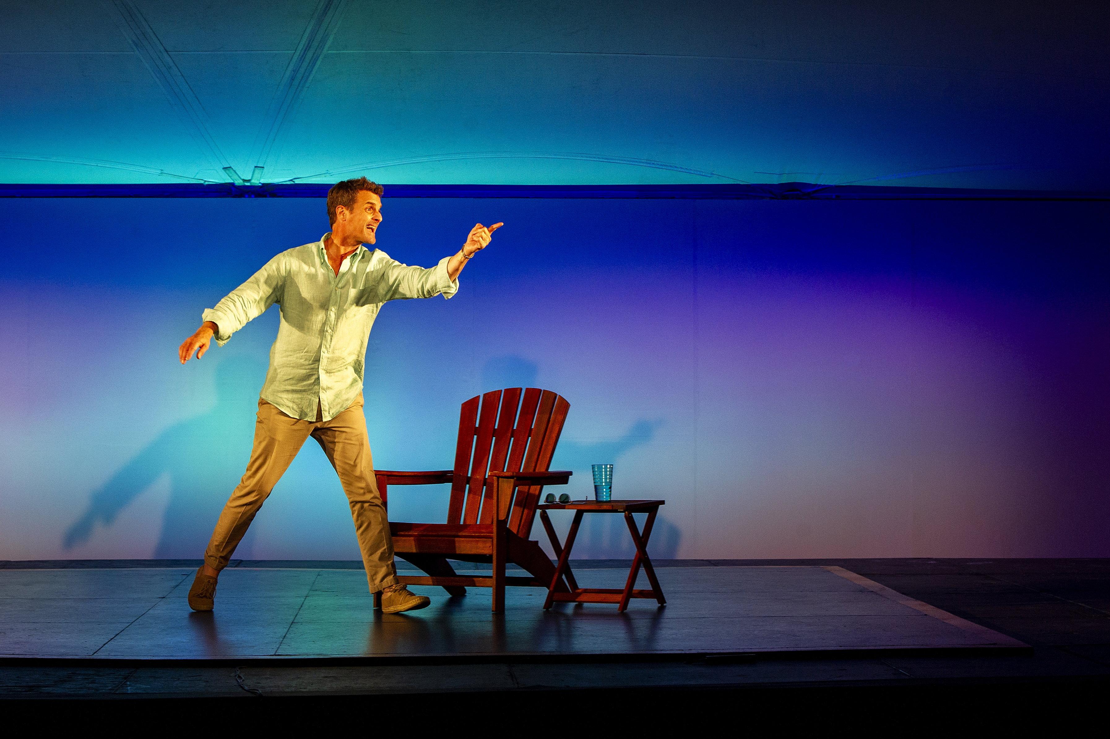 Mark H. Dold in "Harry Clarke" at Barrington Stage Company.