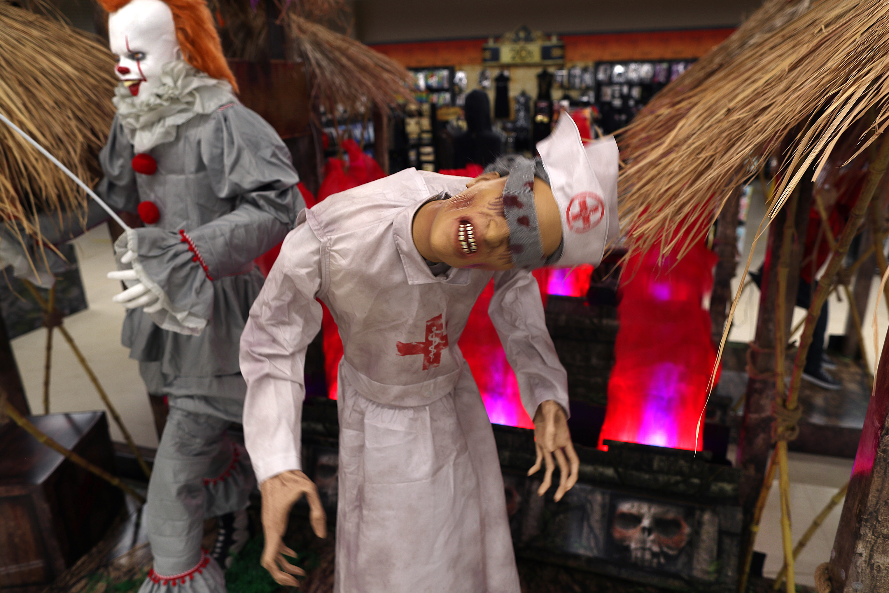 The Spirit Halloween store at Patriot Place in Foxborough.