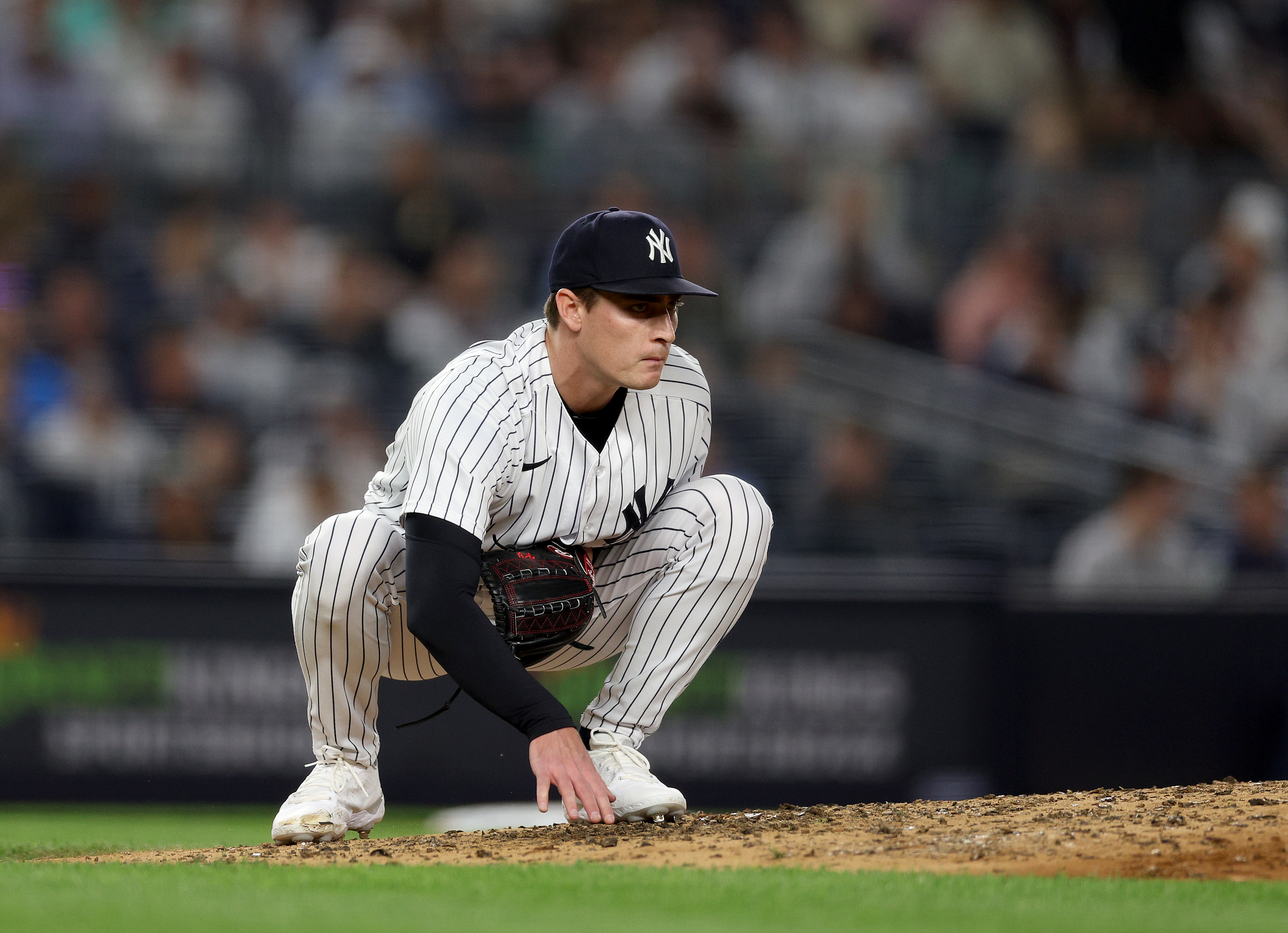 Ron Marinaccio of the New York Yankees smiles before the game against  News Photo - Getty Images