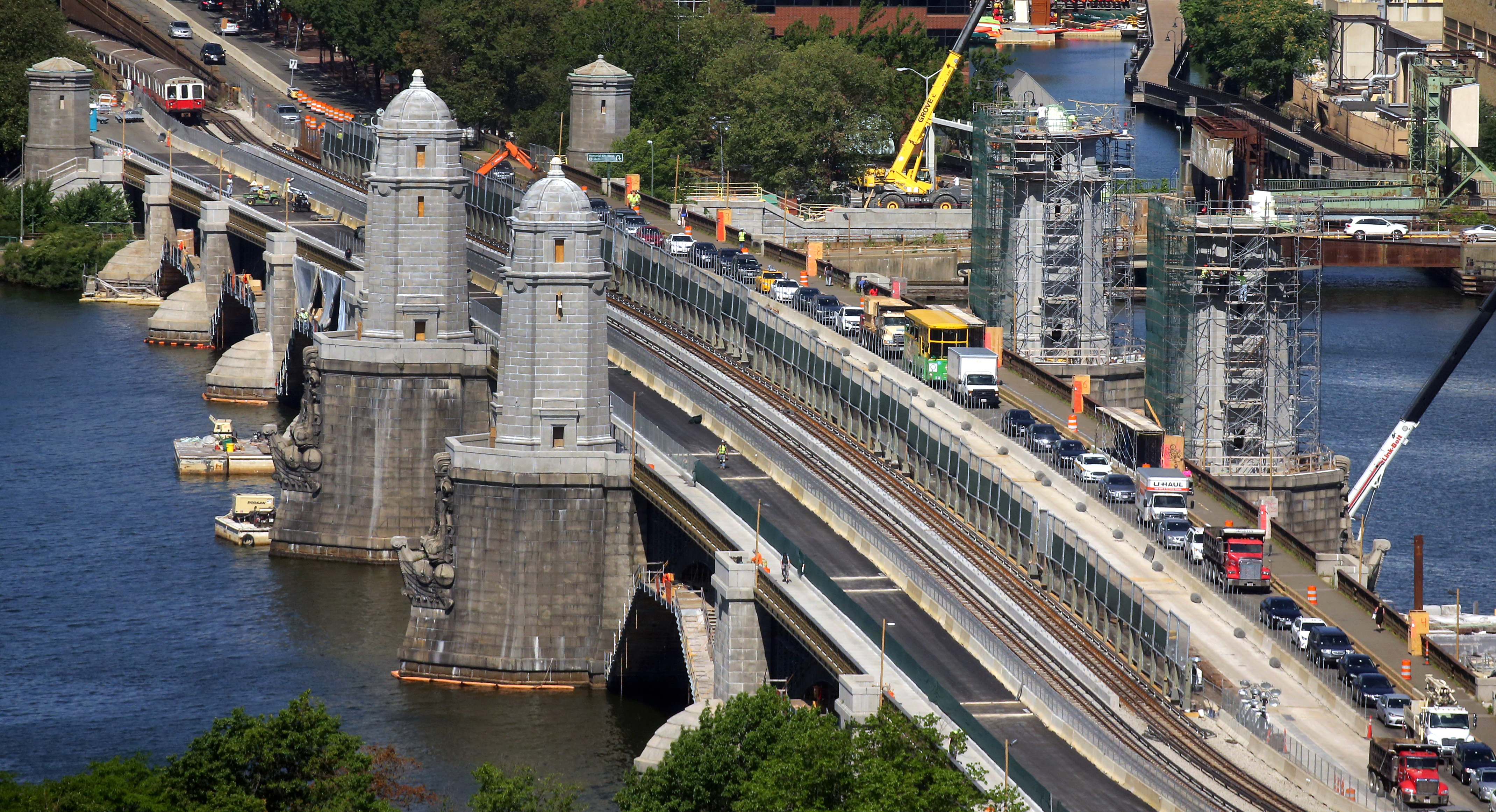 The Longfellow Bridge renovation has used an old form of riveting that had fallen out of use.