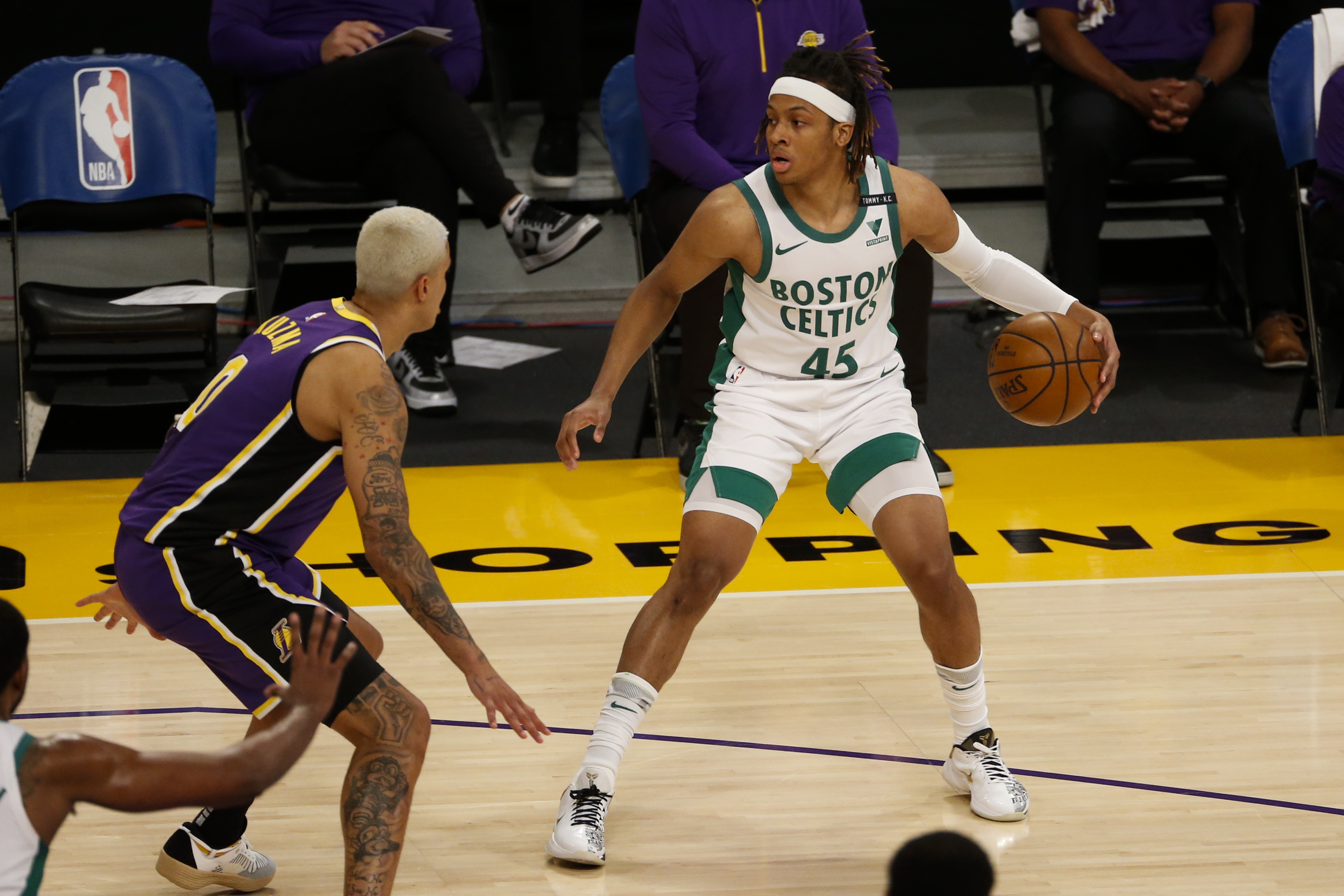 Romeo Langford has seen a recent spike in playing time.