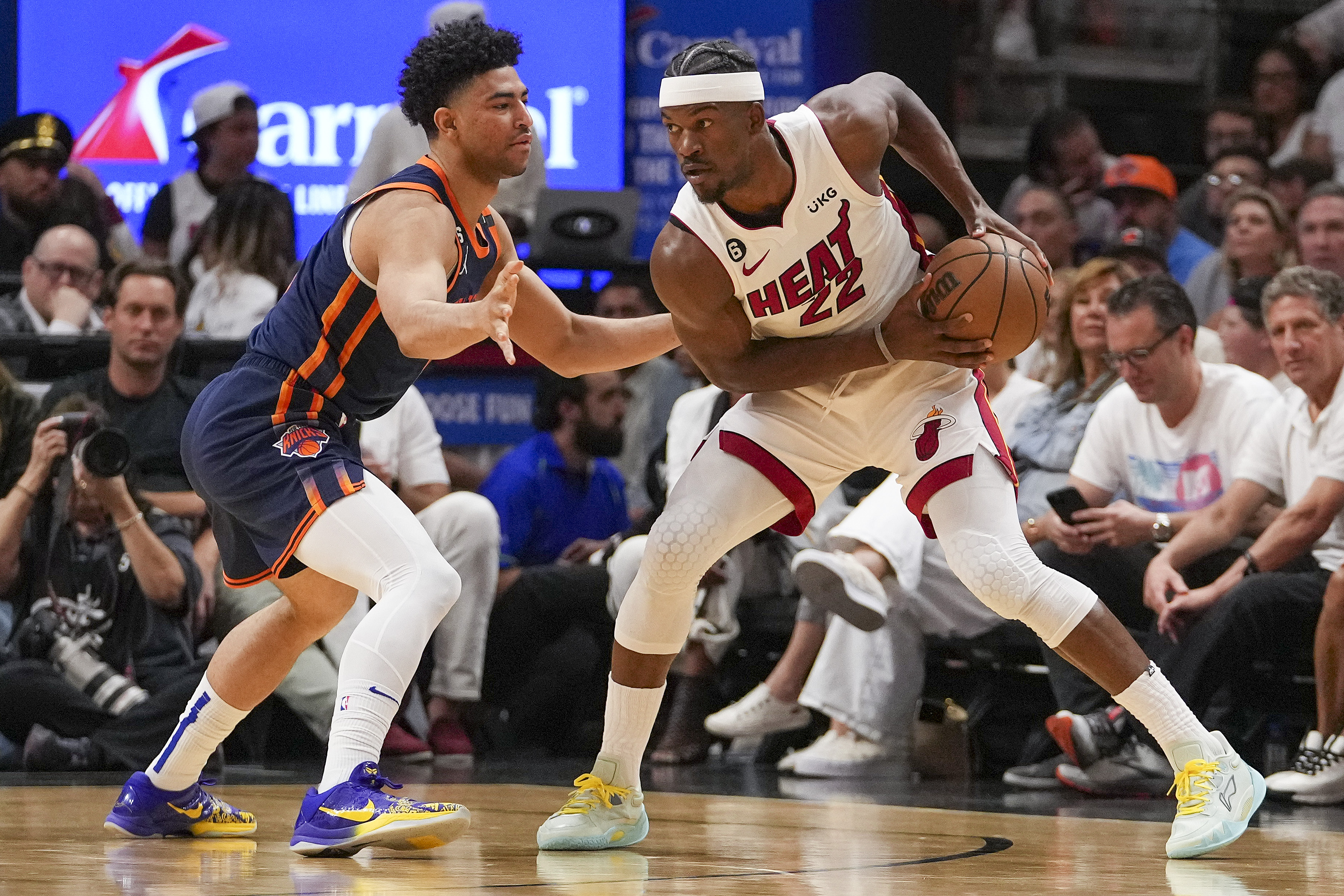 Miami Heat's Bam Ado takes part in 2023 NBA All-Star Game