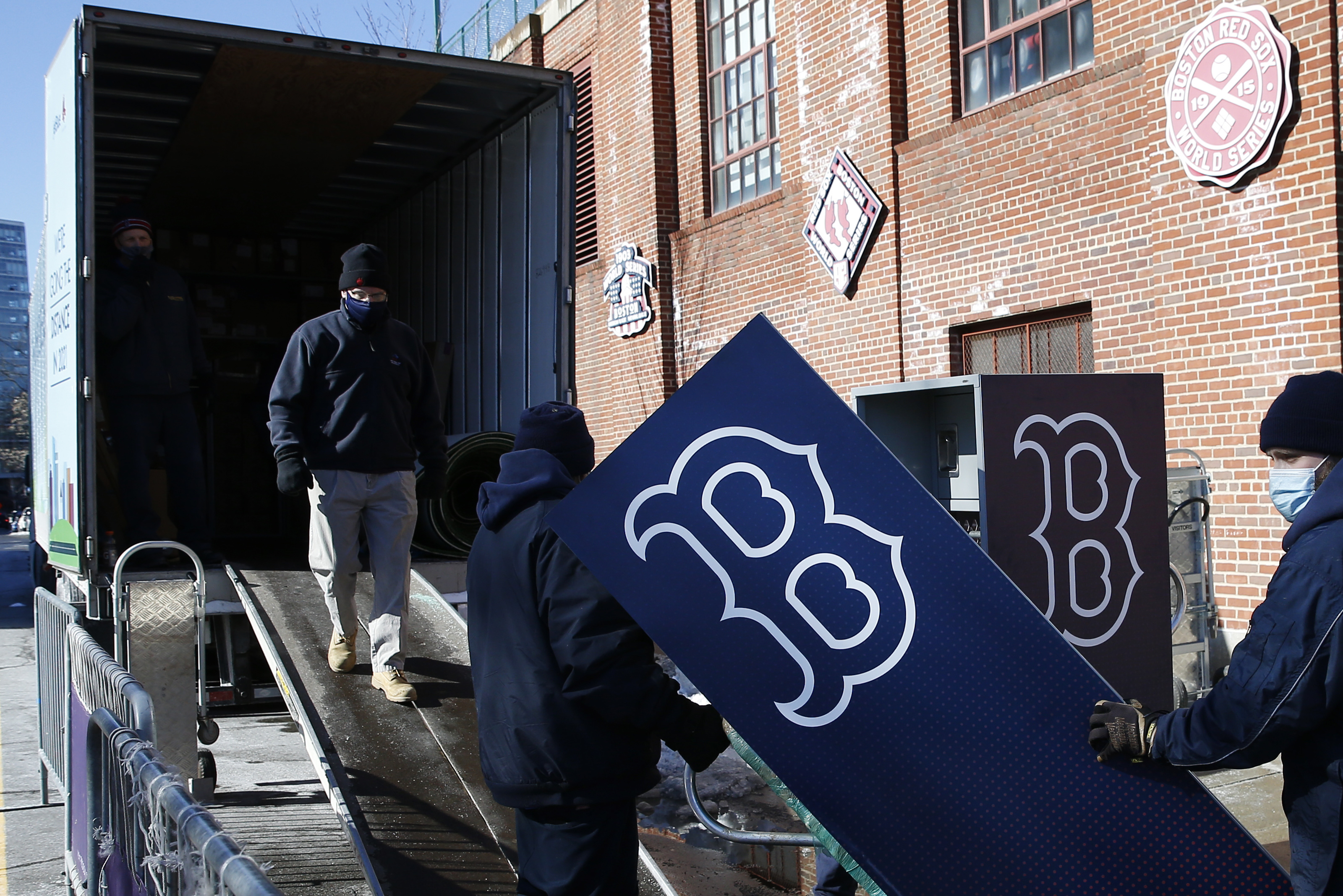 Truck Day at Fenway Park