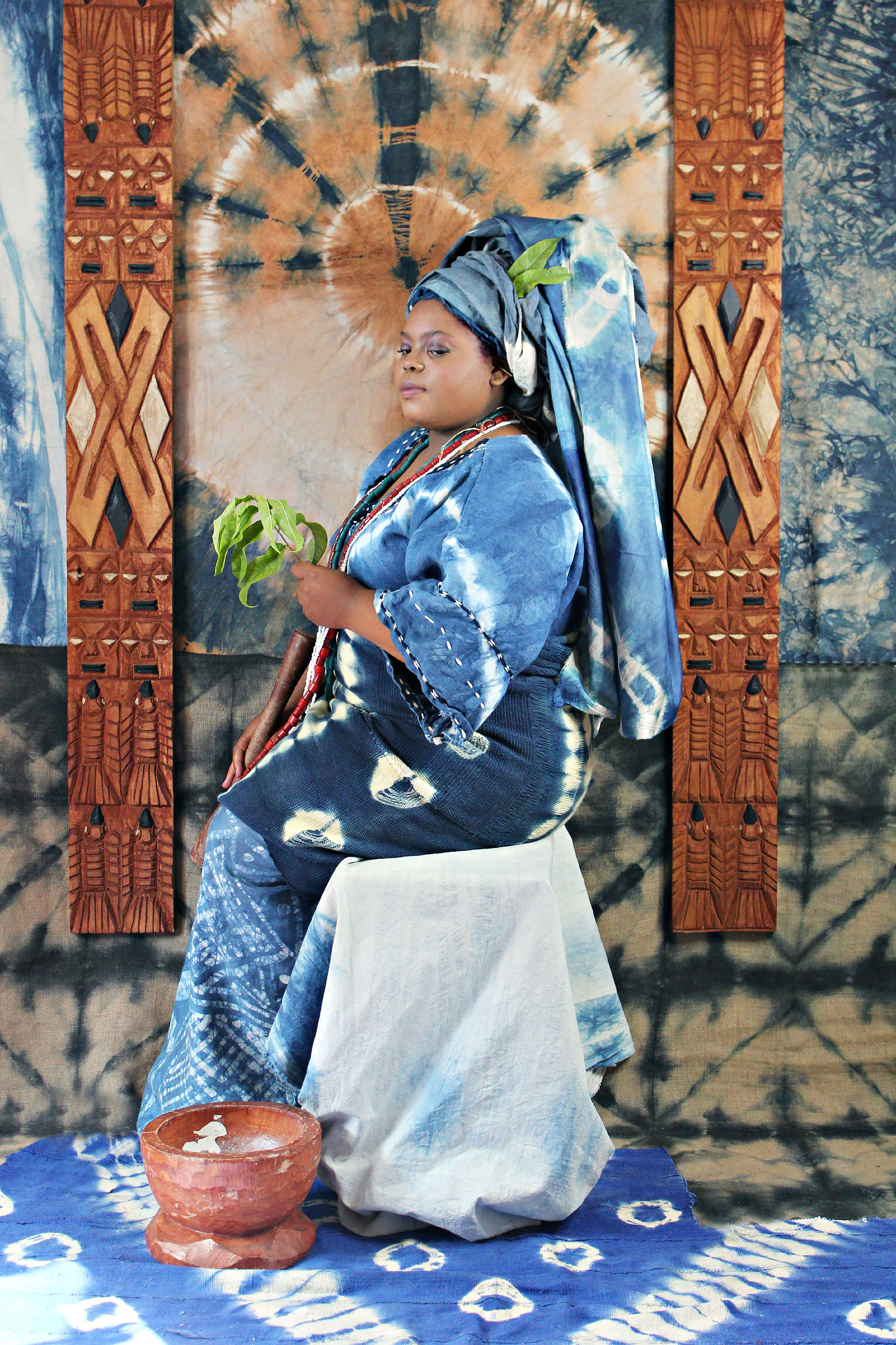 Photographer Stacey S. Hamilton and artist Stephen Hamilton collaborated on this portrait of Chanel Thervil.