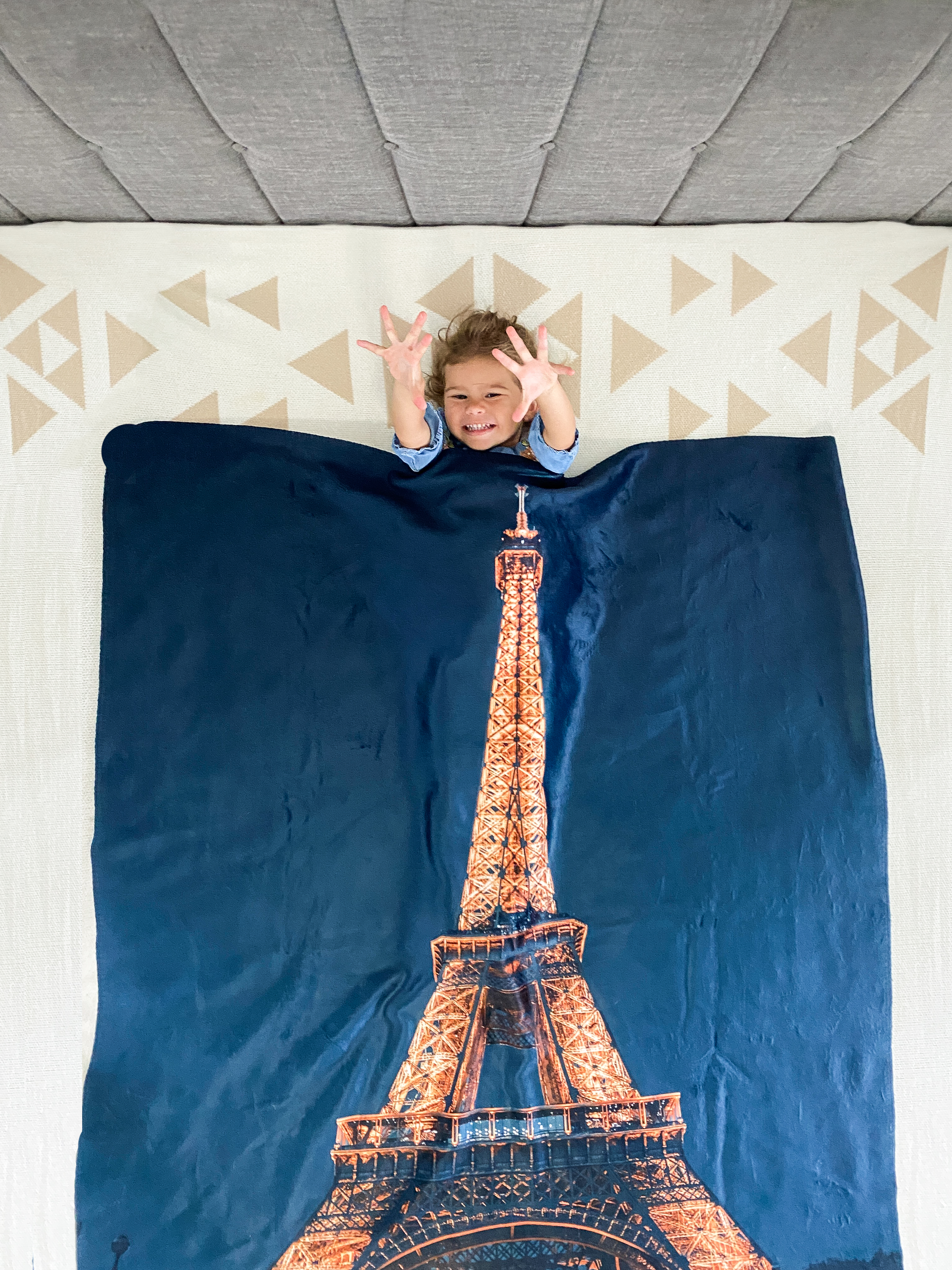 A fun way to memorialize your favorite vacation is with a blanket made by ThatBlanket.