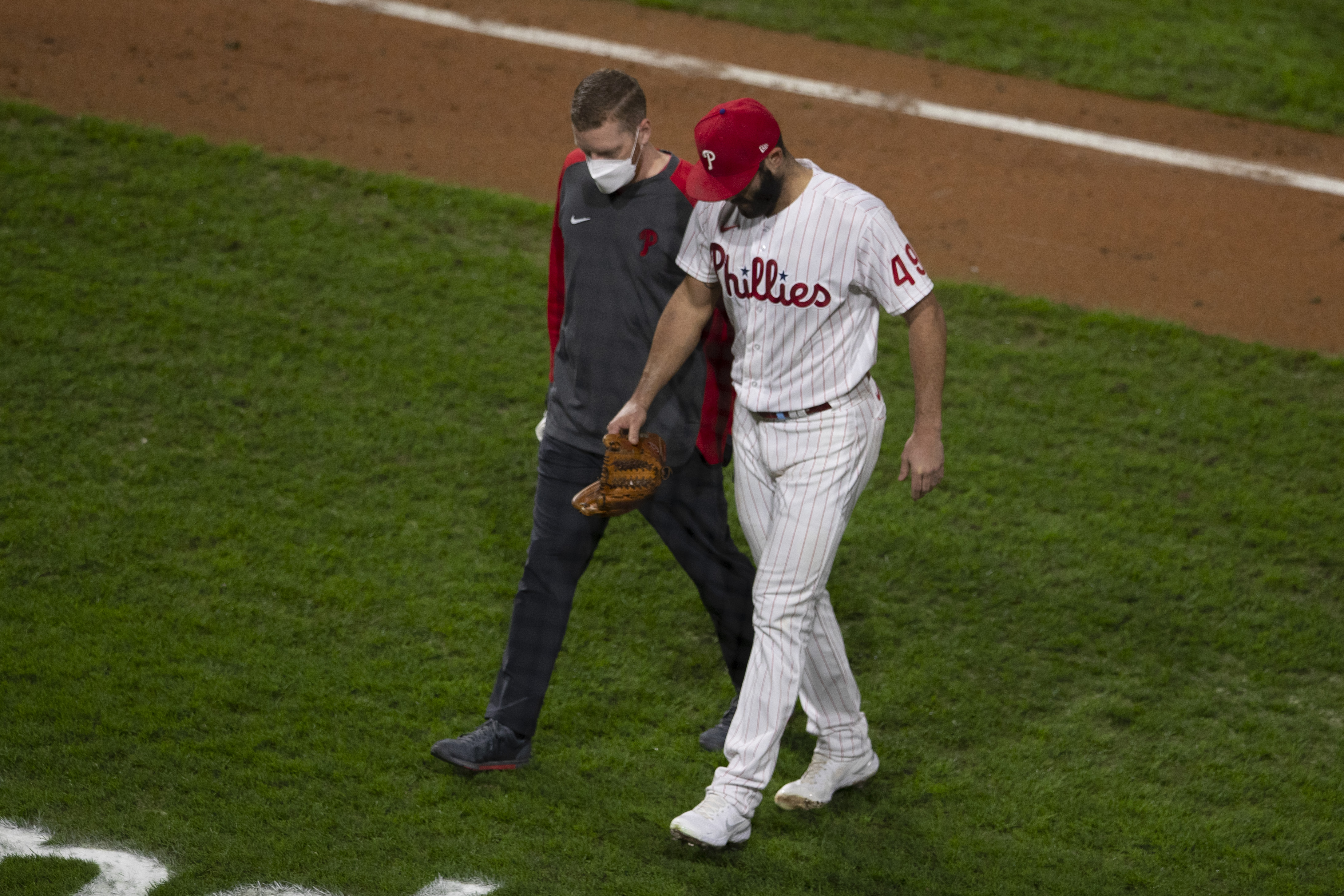 Jake Arrieta placed on injured list with right hamstring tightness