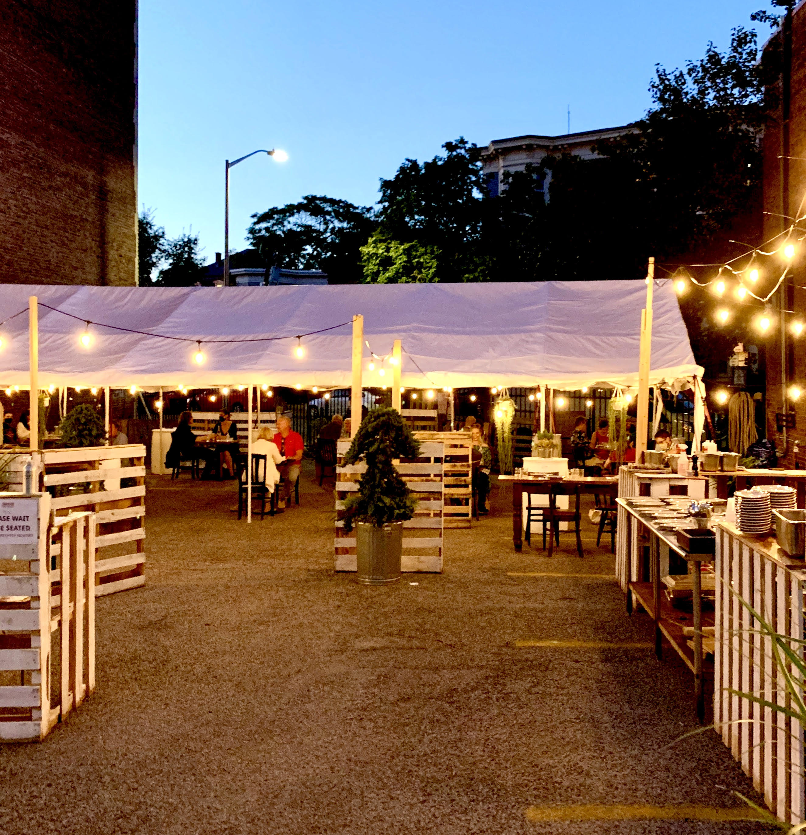 Craigie Next Door was built by friends and family and has the vibe of an outdoor Caribbean restaurant.
