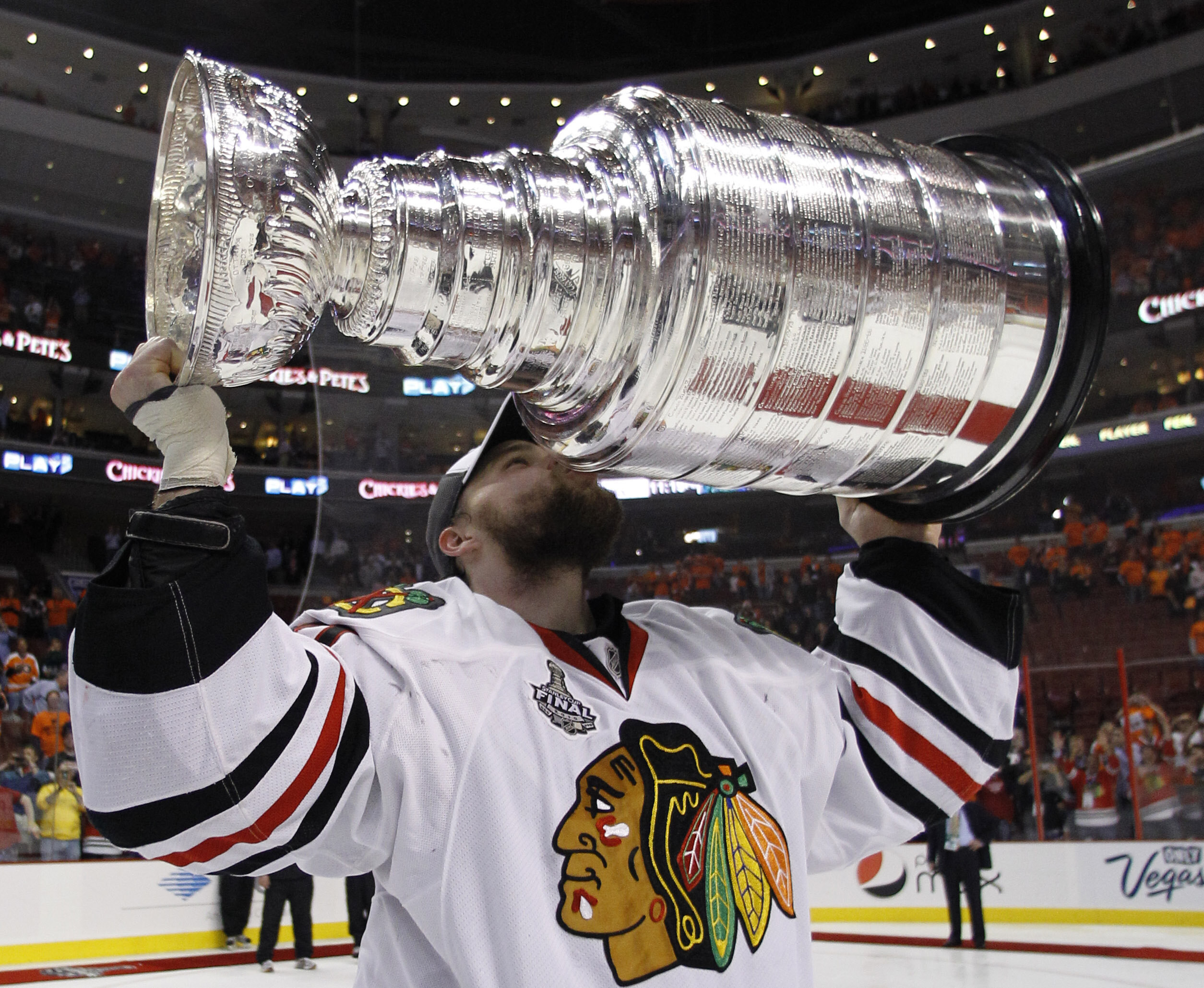 PHOTOS: Navy's hockey team surprised with Stanley Cup 