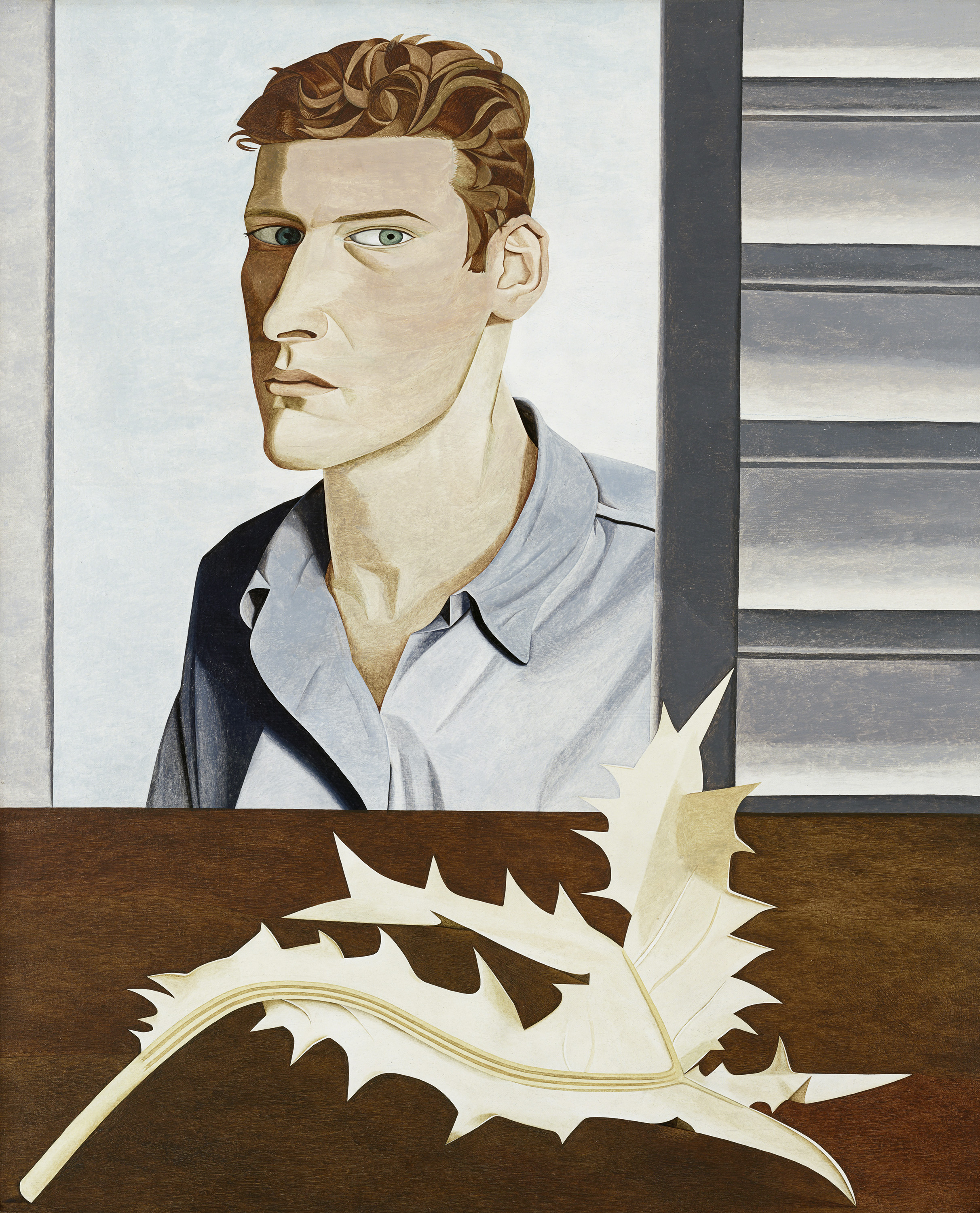 Lucian Freud's "Man With a Thistle" from 1946.