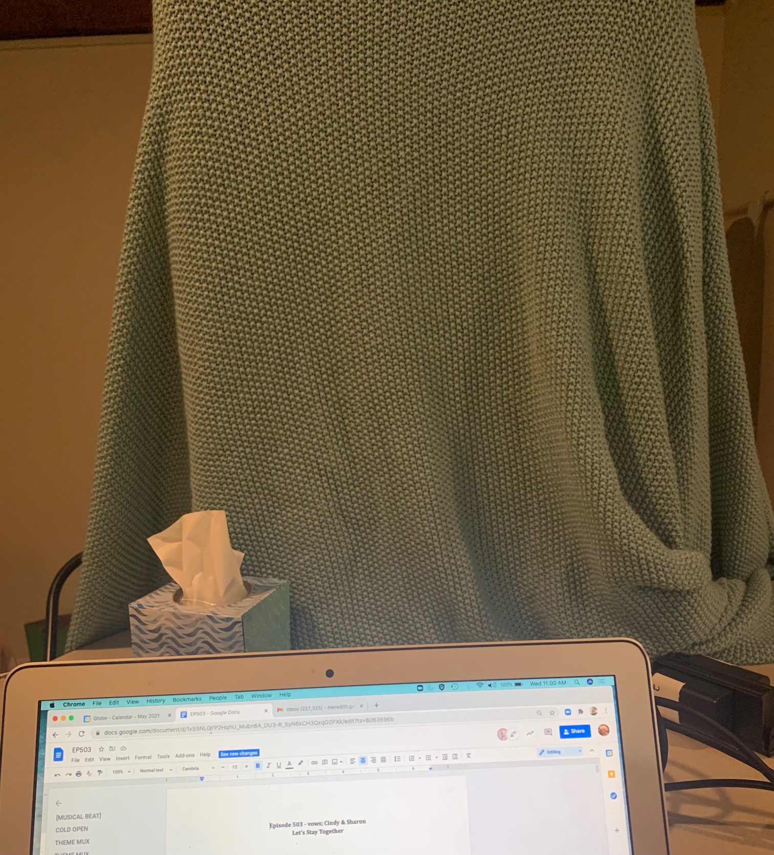 Meet Meredith's Blanket Friend.
