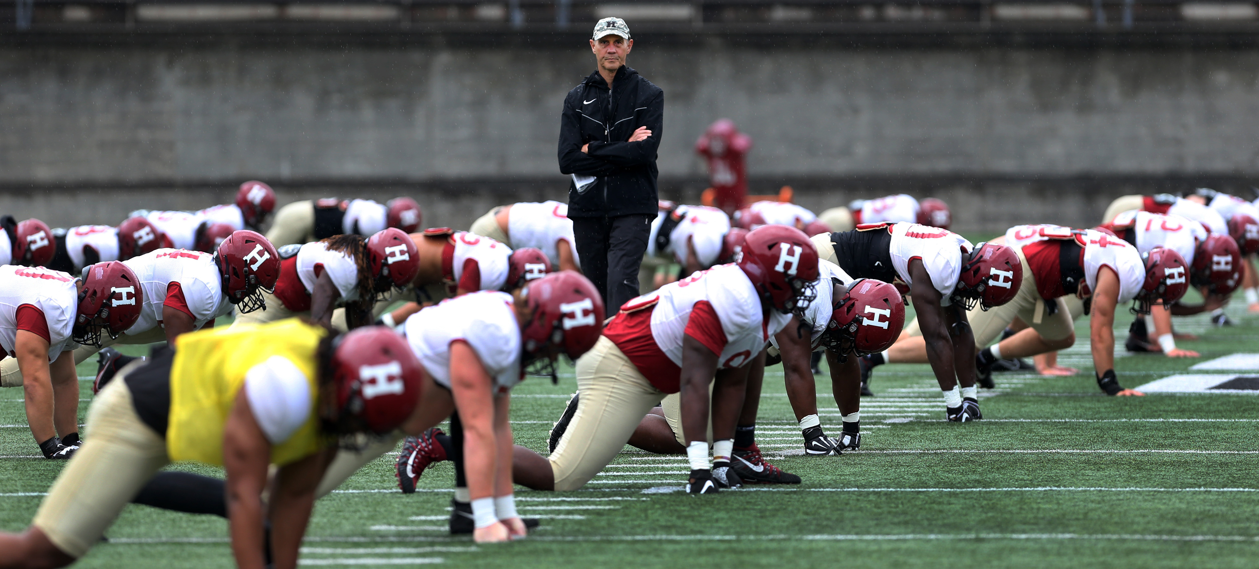 The Crimson will open their season against Georgetown Saturday.