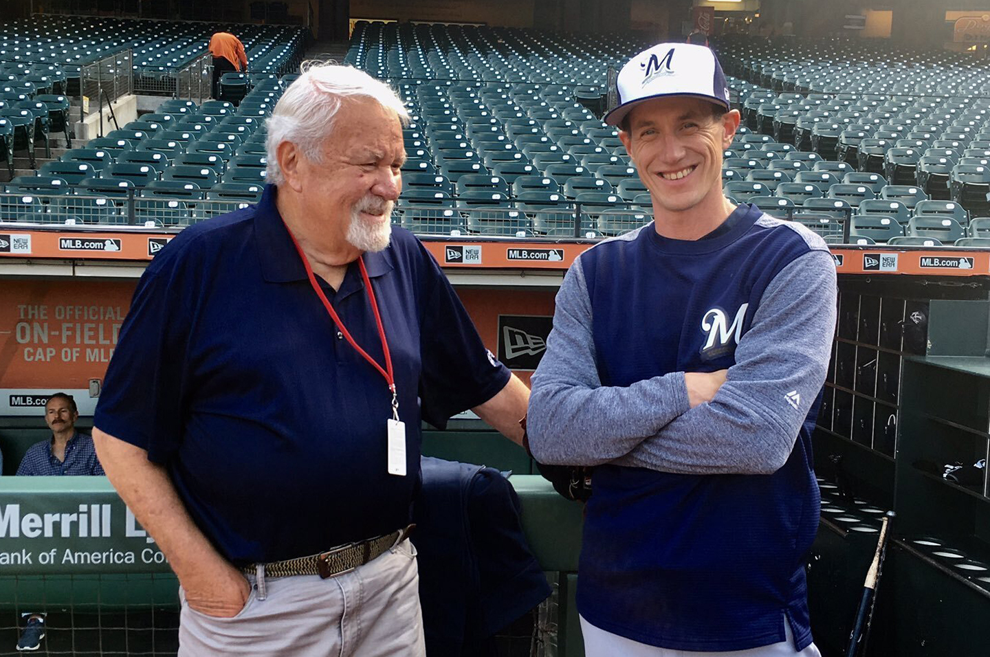 Longtime baseball scout Gary Hughes, left, died on Sept. 19.