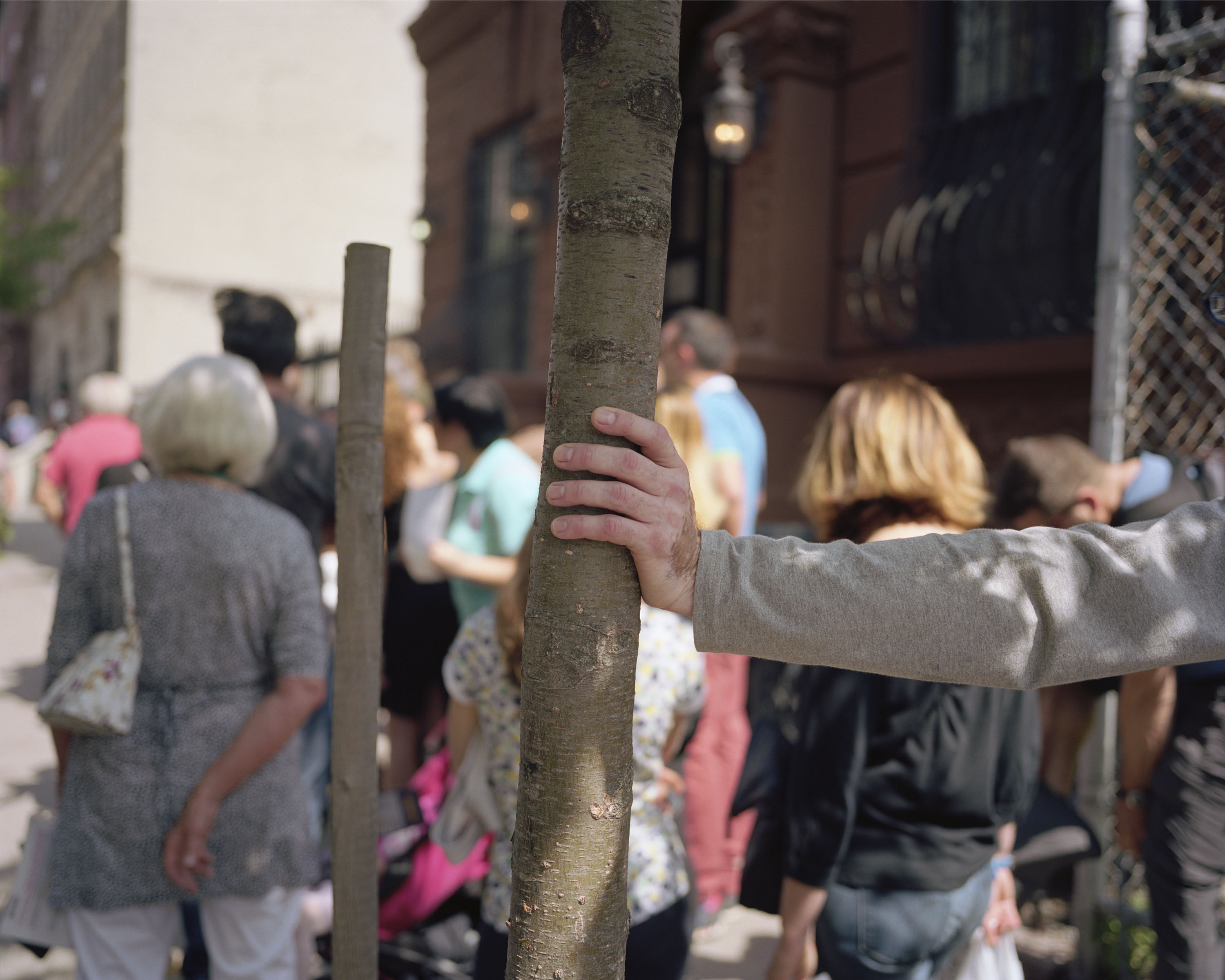 Dawoud Bey, "Tourists, Abyssinian Baptist Church," from "Harlem Redux," 2016.