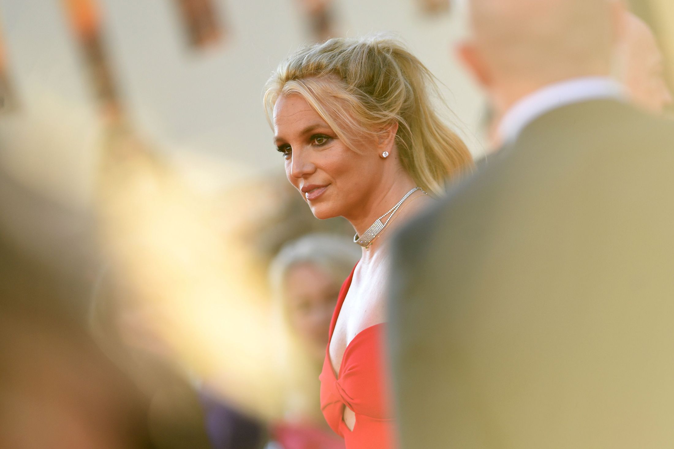 Britney Spears attended the premiere of "Once Upon a Time . . . in Hollywood" in Los Angeles in 2019.