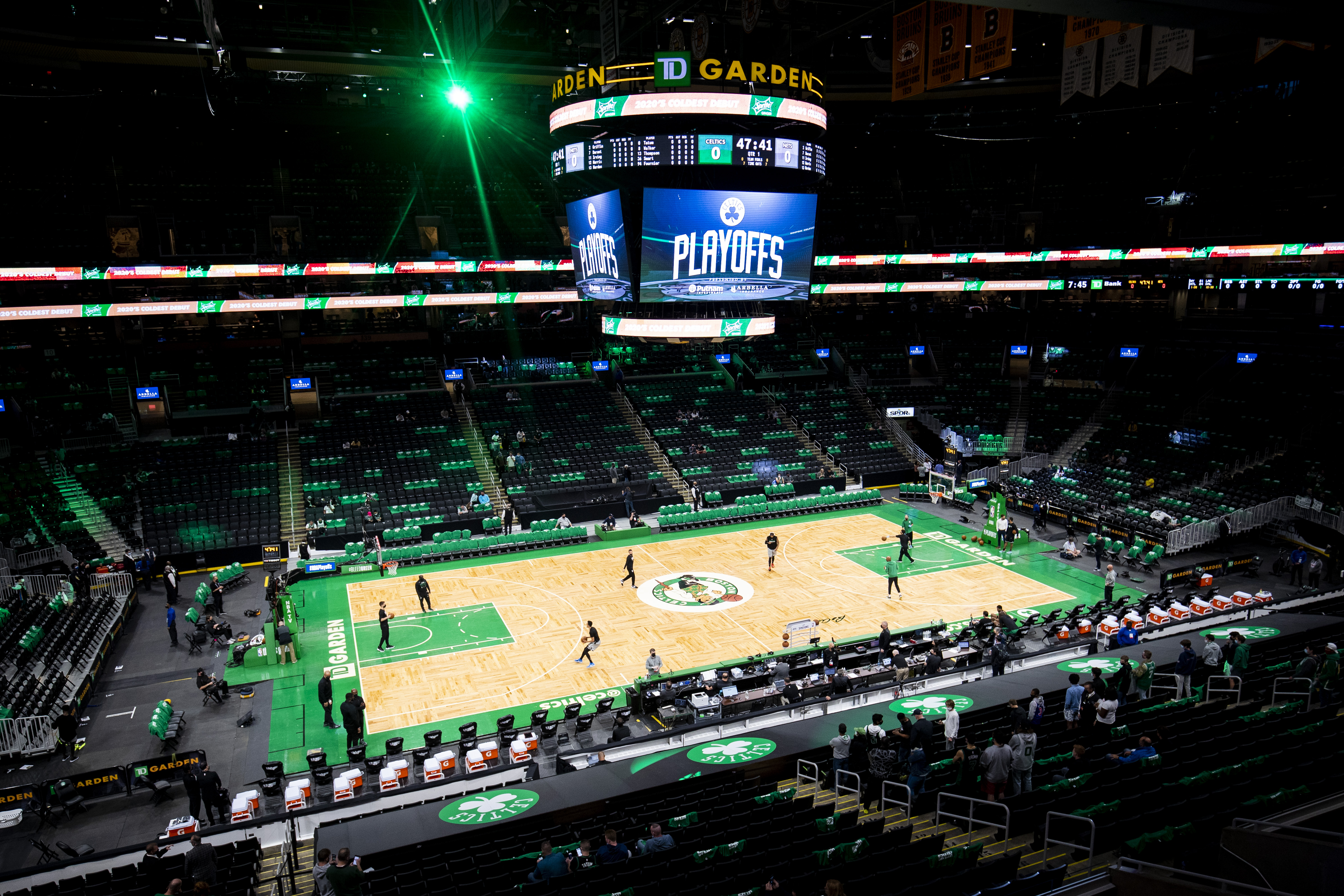 Boston Celtics move practice to TD Garden, 'just walking back in here was  nice' 