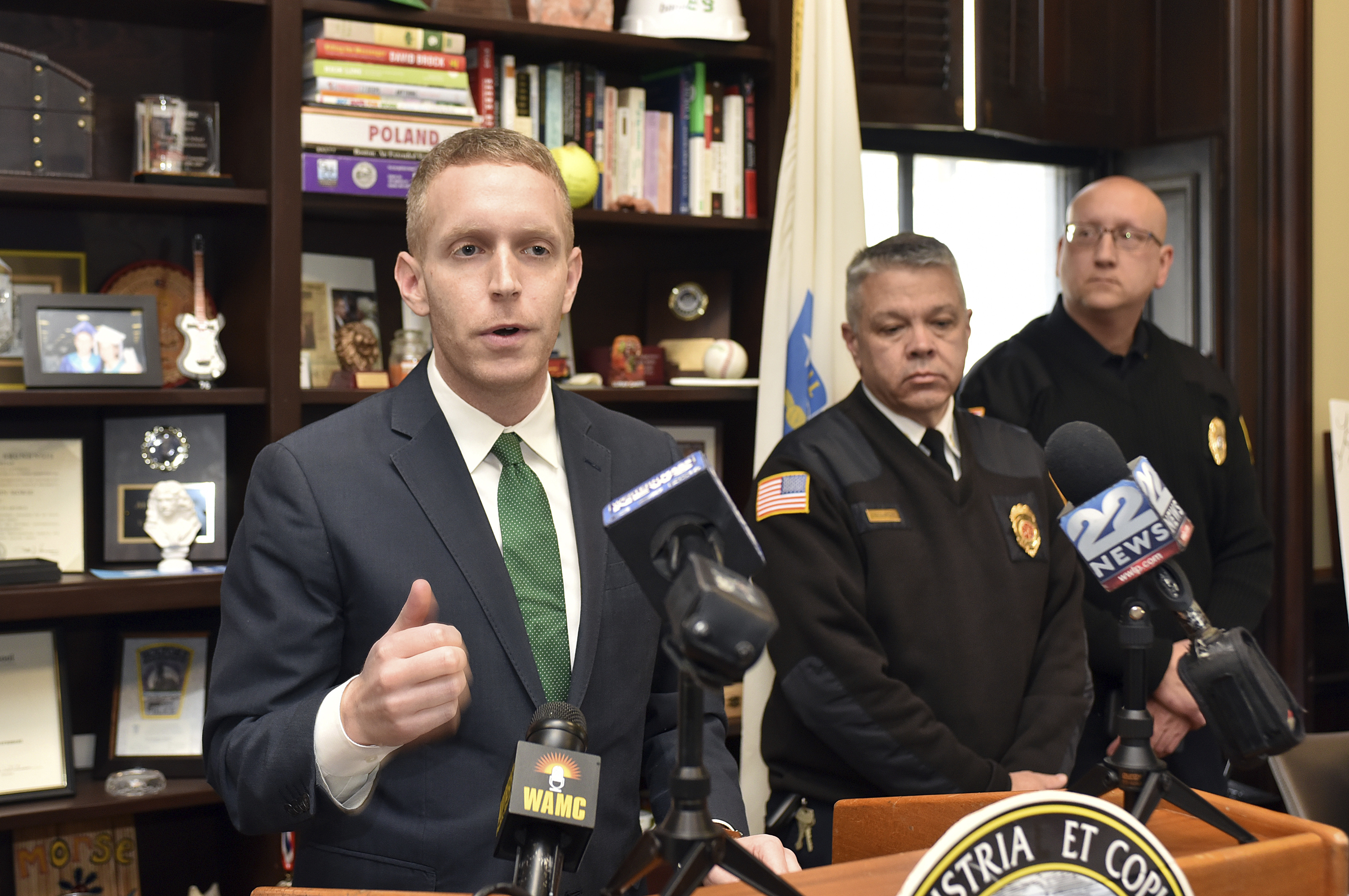 Holyoke Mayor Alex Morse announced the cancellation of the Holyoke St. Patrick's Day Parade and Road Race due to public health concerns related to the coronavirus in March.