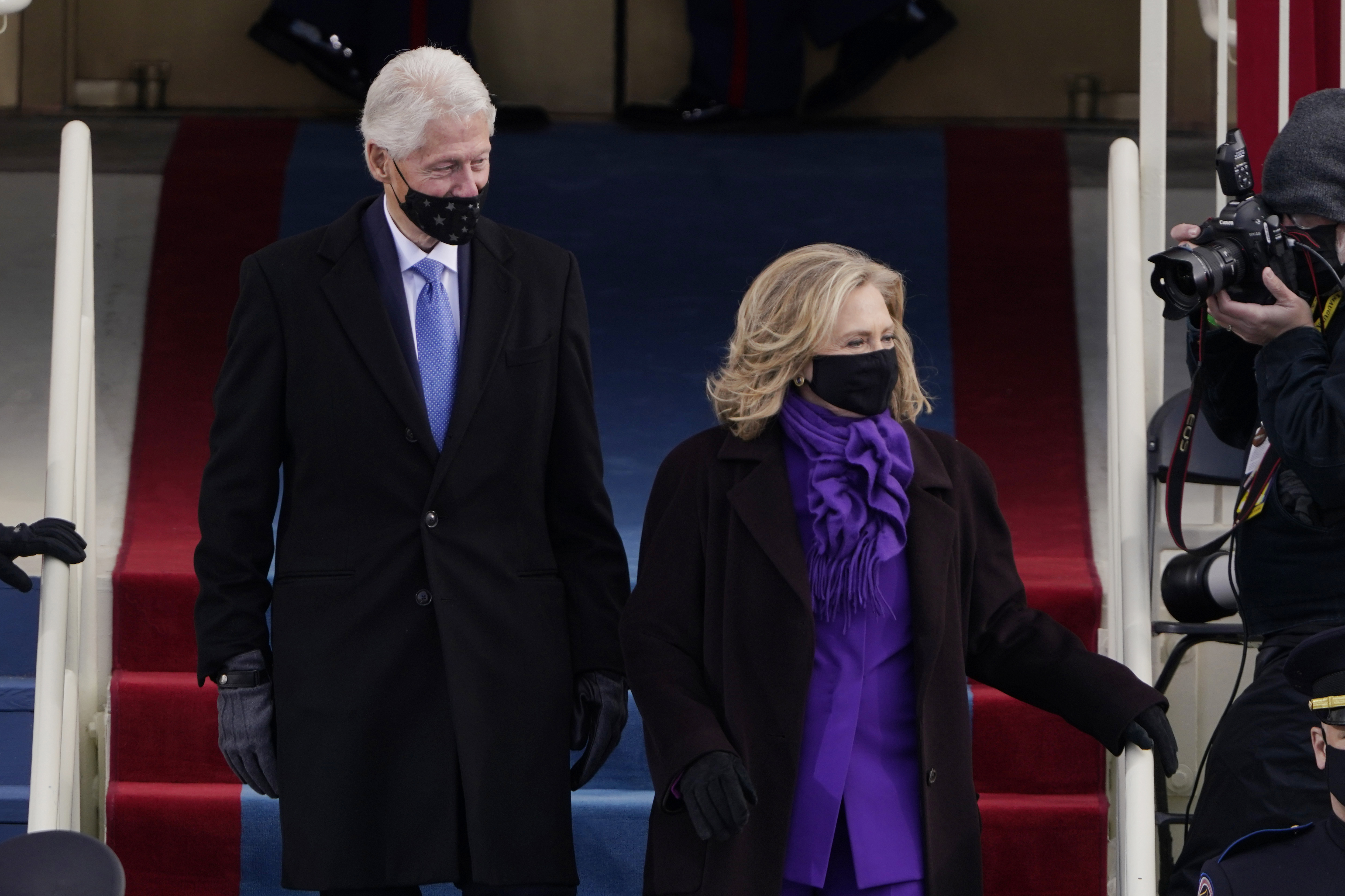 Former President Bill Clinton and former Secretary of State Hillary Clinton.