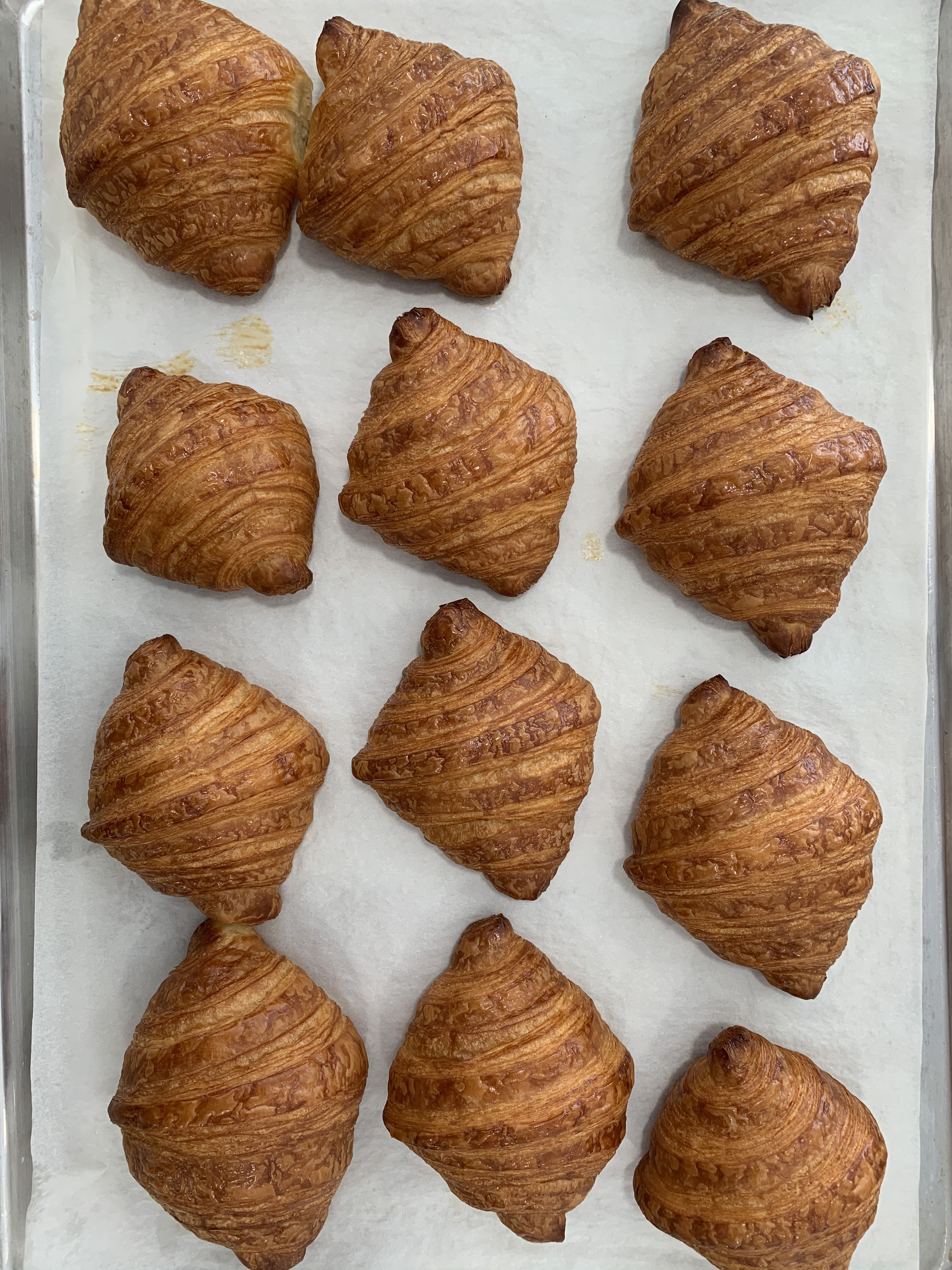 Croissants from the new Colette Bakery in Medford.