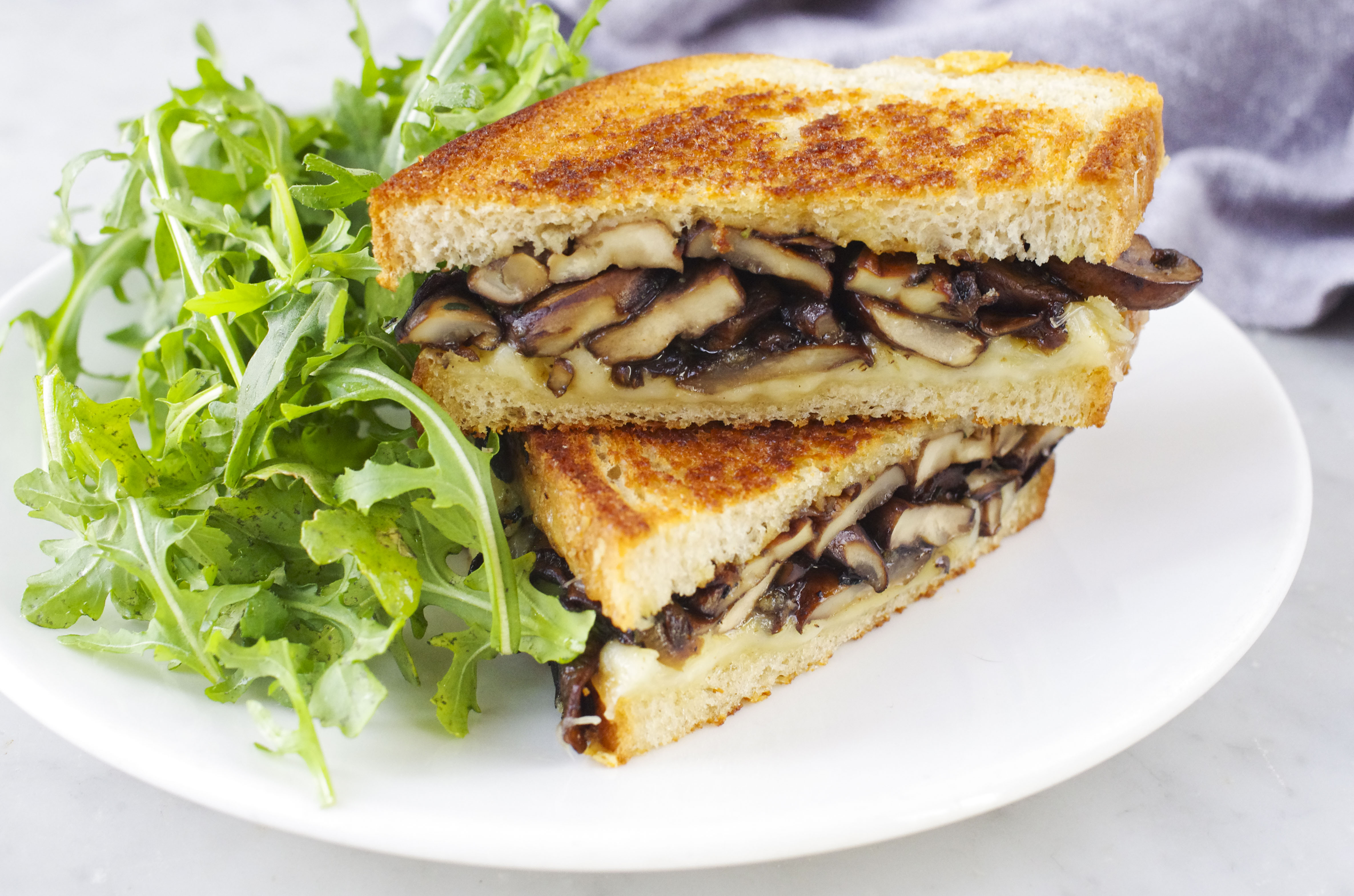 Recipe: For nights when energy is low, you need the cheesy carbs in grilled  Gruyere sandwiches with sauteed mushrooms - The Boston Globe, image size:4742x3141