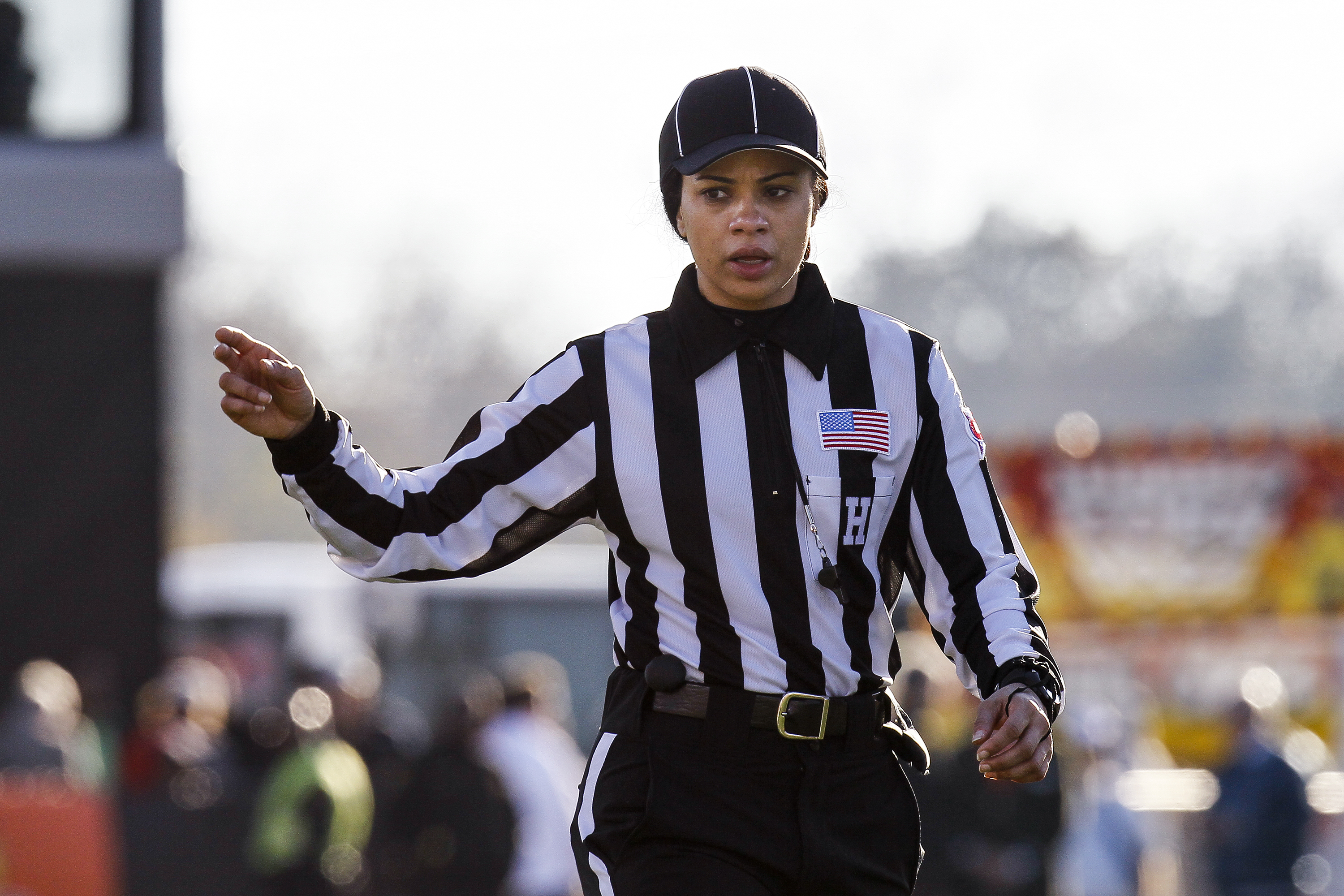 Maia Chaka makes history as NFL's first Black female official