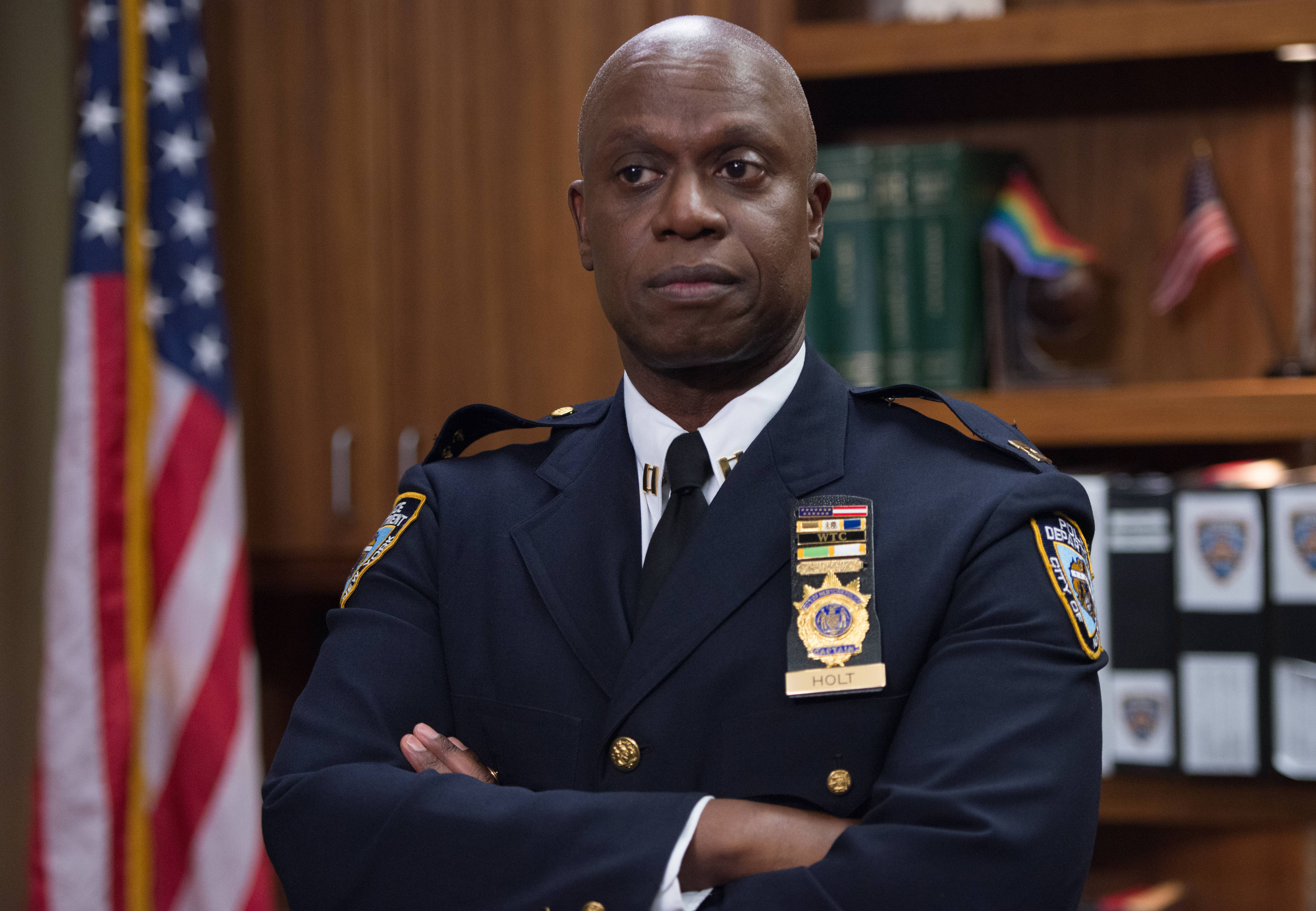 Andre Braugher The Good Fight Ri'Chard Lane Leather Jacket