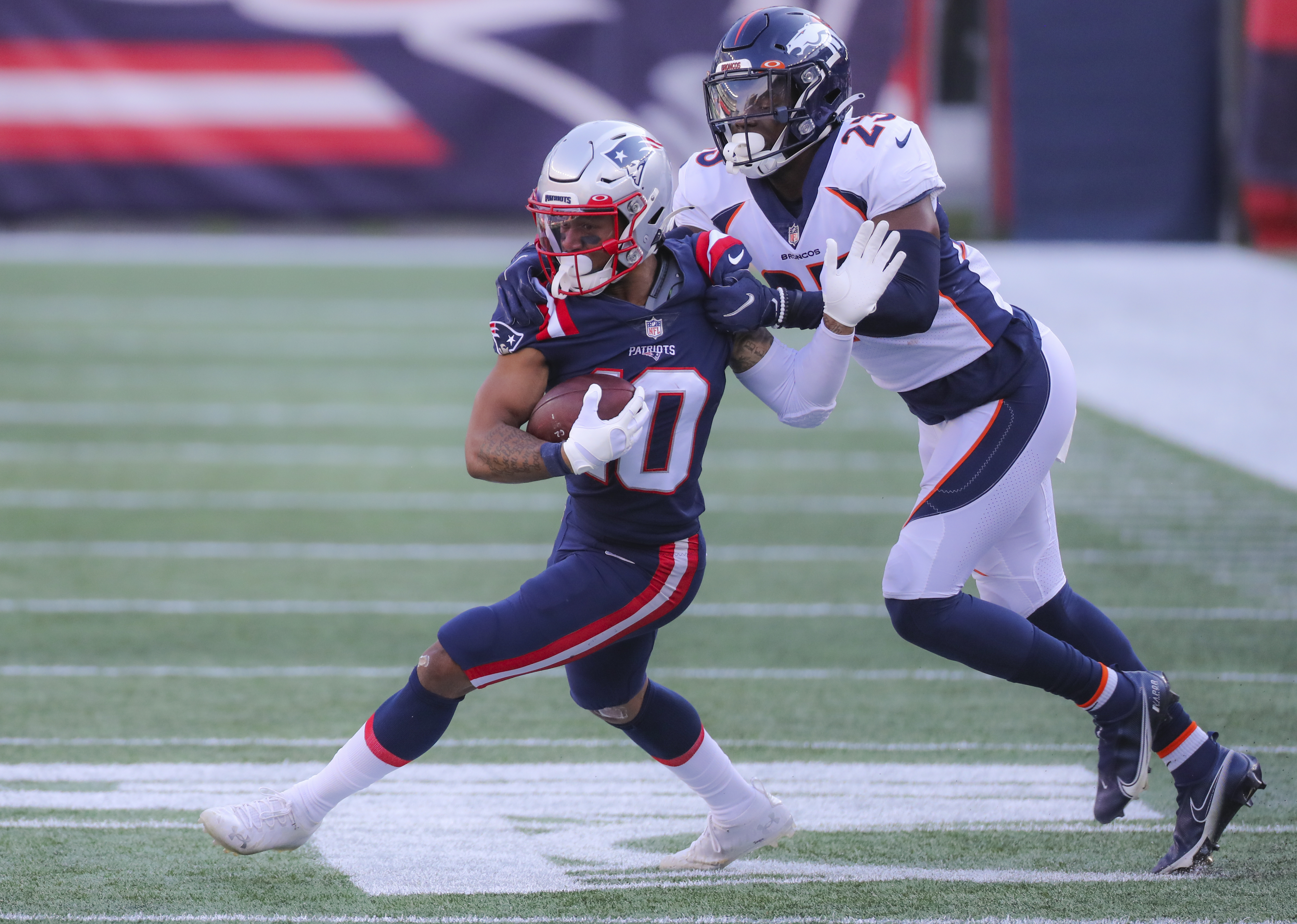 Damiere Byrd a bright spot in Patriots loss to Texans