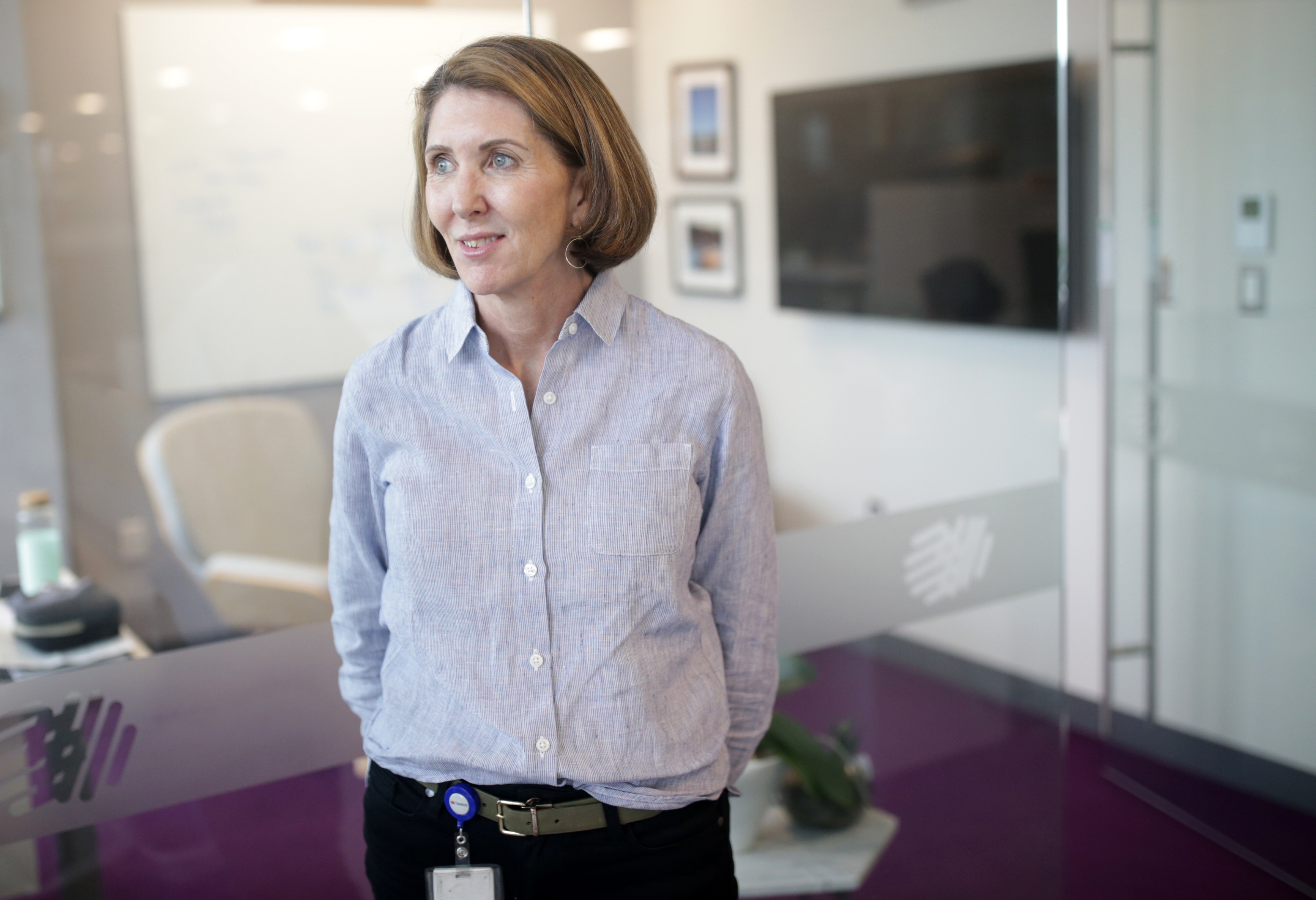 Barbara Weber, president and and CEO of Tango Therapeutics, is not requiring shots but using strong persuasion for vaccinations.