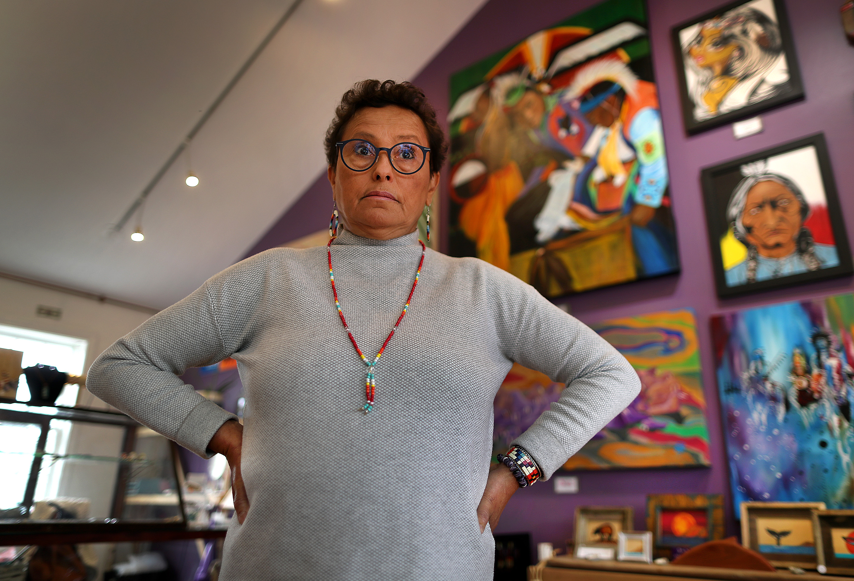 The Thanksgiving story is “a romanticized version of what actually happened,” said Paula Peters, a Mashpee Wampanoag historian and the museum's former public relations director.