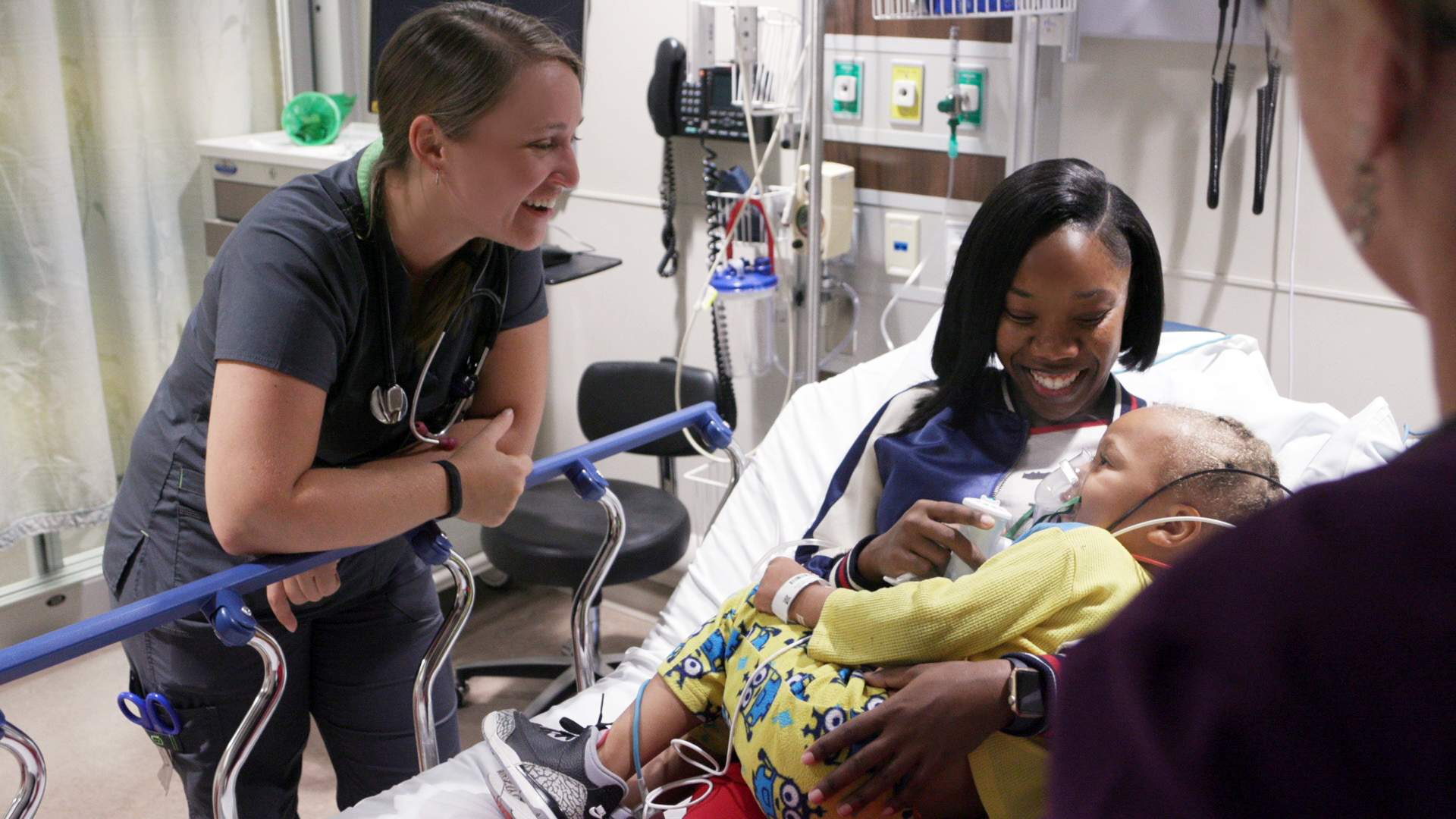 A scene from "In Case of Emergency."