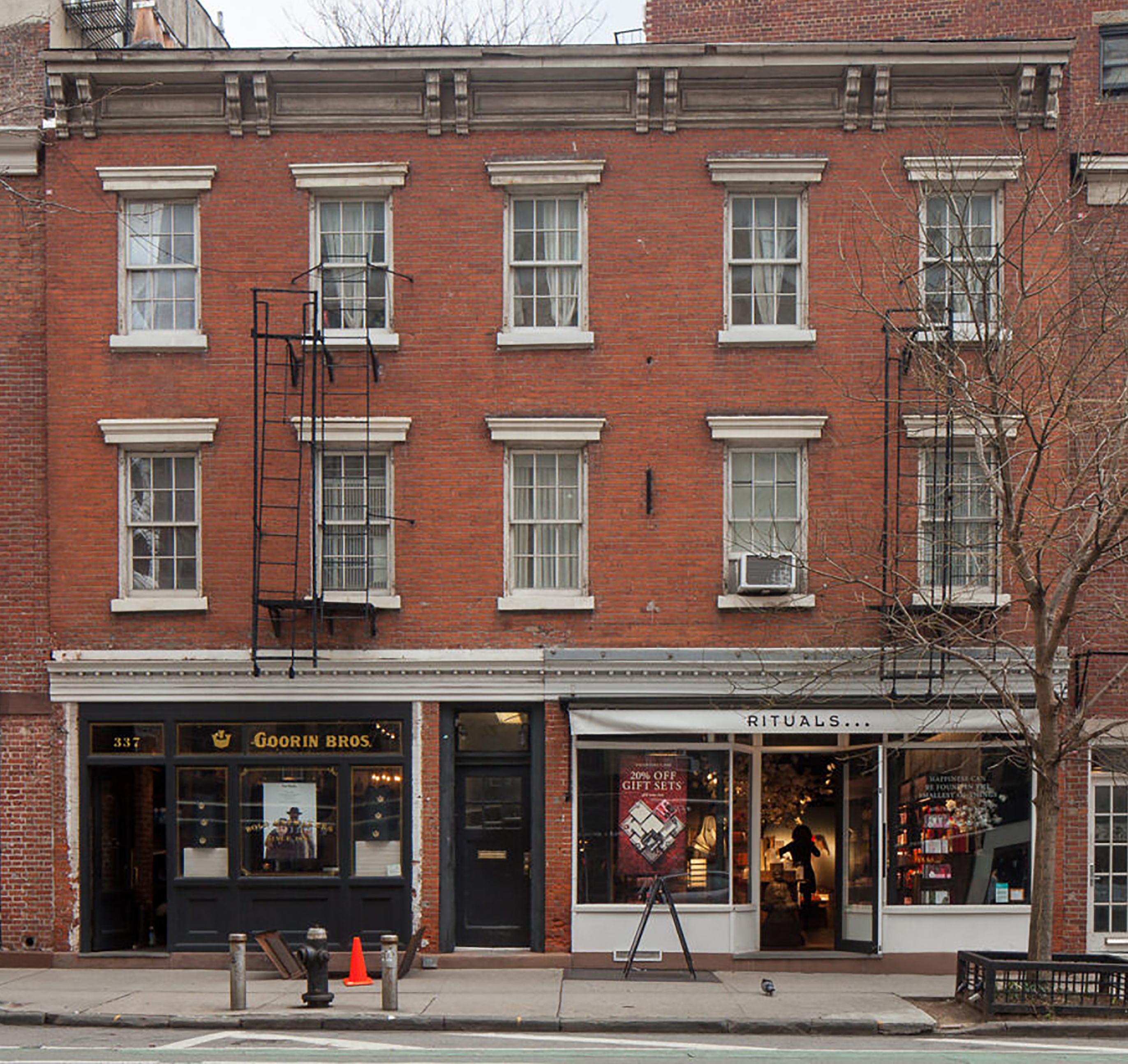The modest three-story building in Greenwich Village was the former residence of Black lesbian playwright and activist Lorraine Hansberry, who lived here in a third-floor apartment from 1953 to 1960. It was officially listed on the National Register of Historic Places in April 2021.